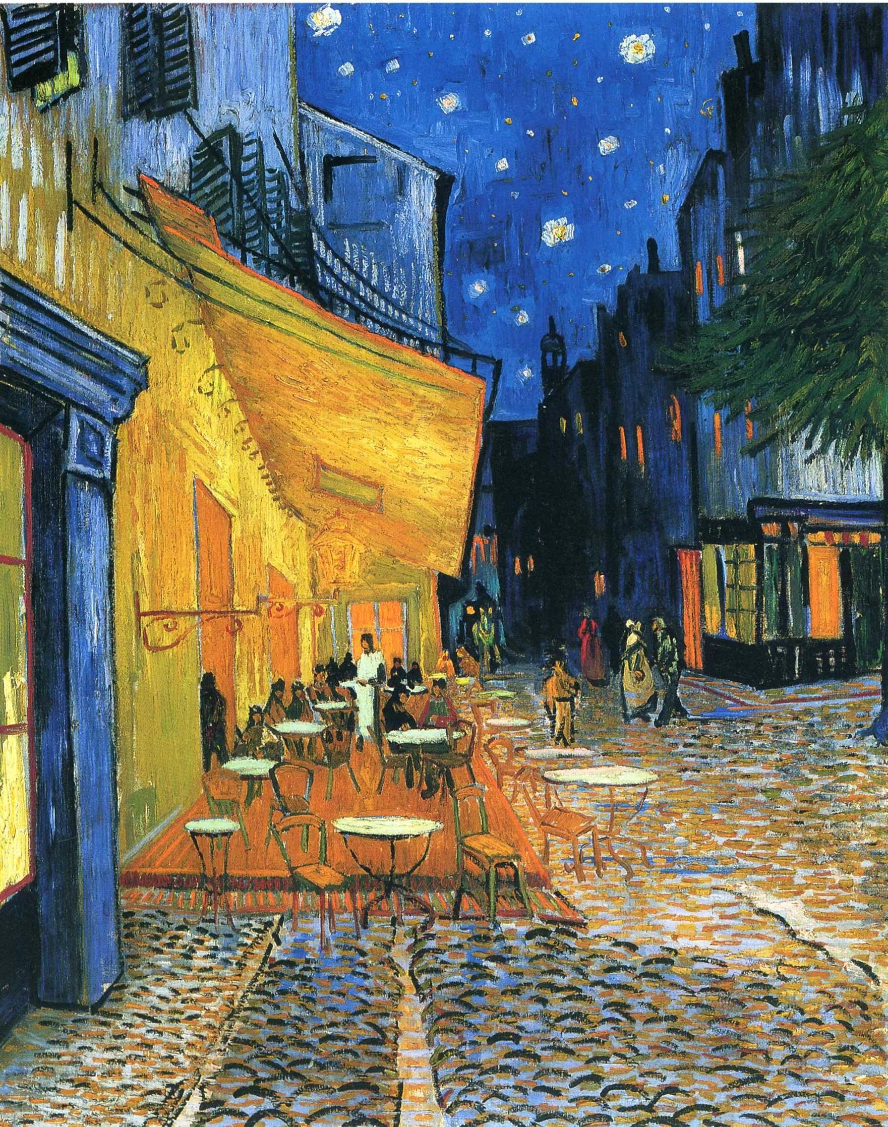 Café Terrace at Night (Place du Forum, Arles) Vincent van Gogh