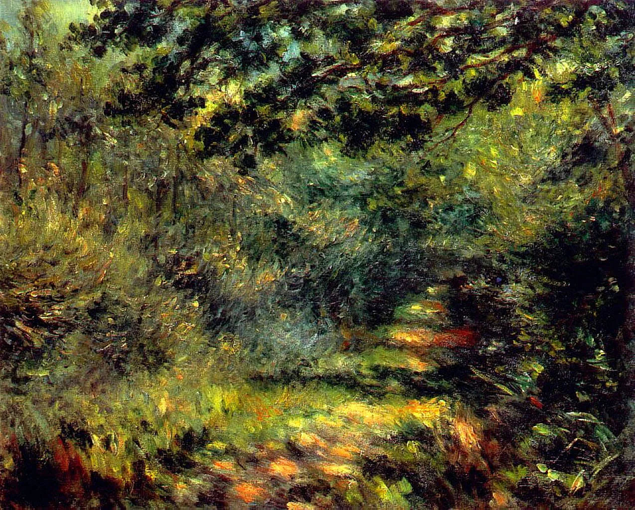 Forest Path, 1875 - Pierre-Auguste Renoir