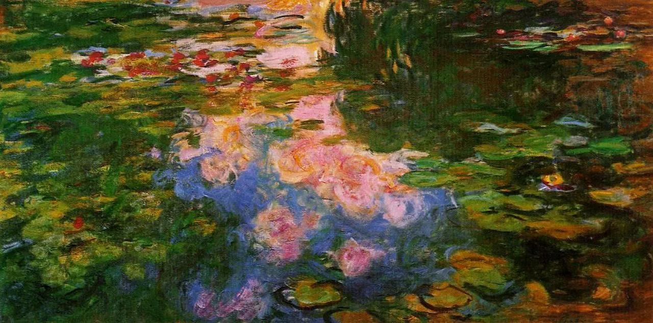 Water Lily Pond, 1917 - 1919 - Claude Monet
