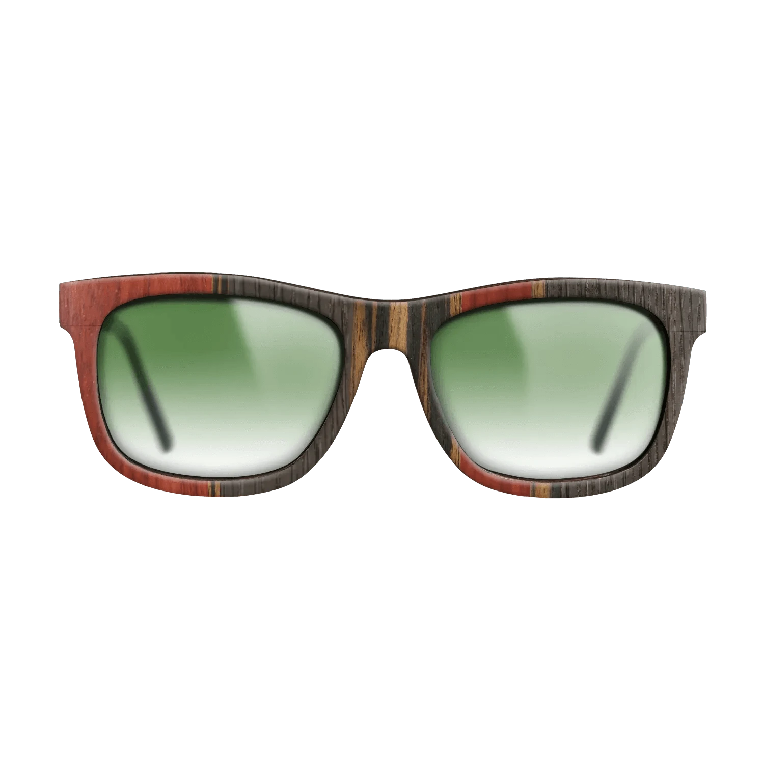 Poplar Dyed: Red,Fumed Oak,Italian Ebony: Binary - The Hero - Square - 1109 - SIRIS wood optic