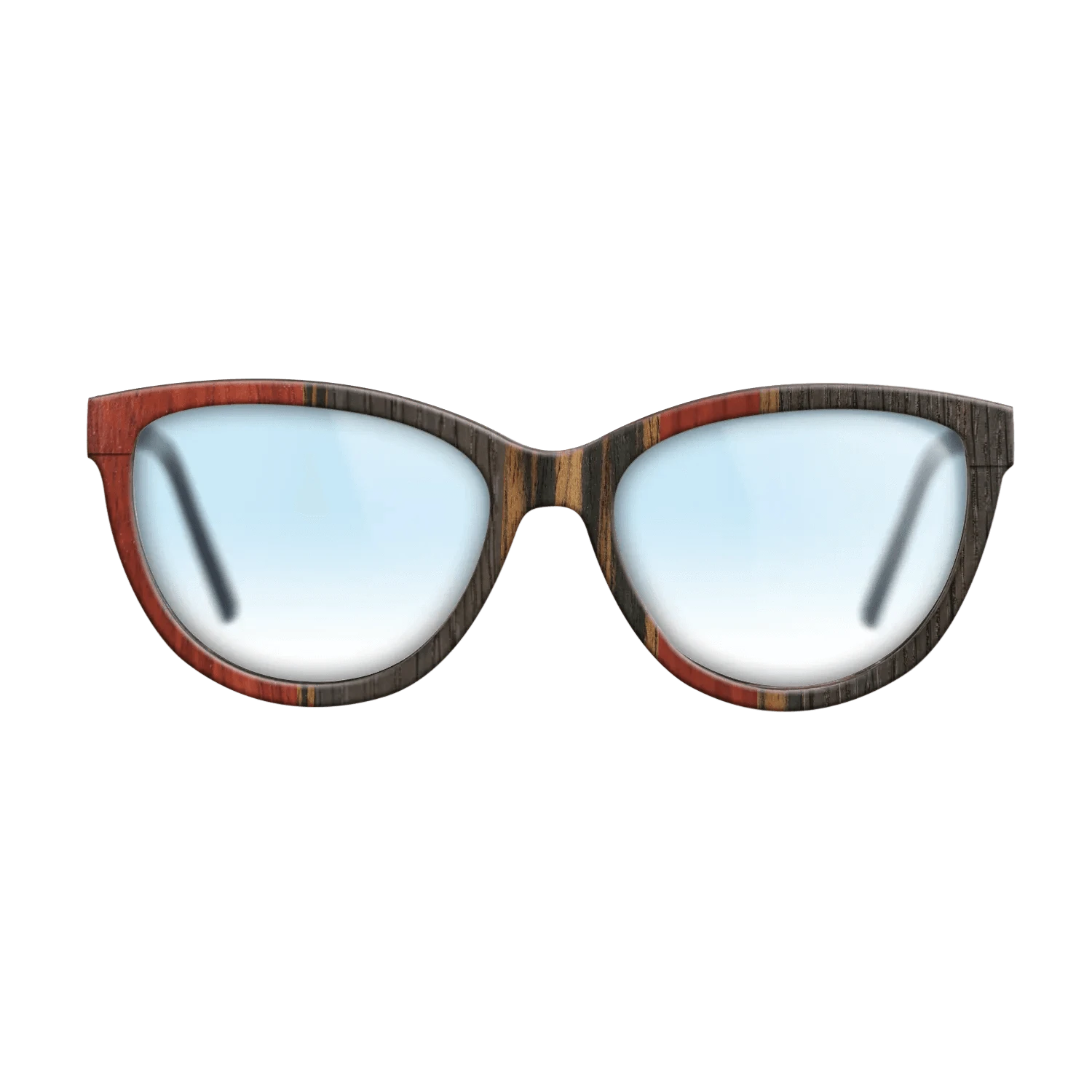 Poplar Dyed: Red,Fumed Oak,Italian Ebony: Binary - The Maiden - Cat - 1109 - SIRIS wood optic