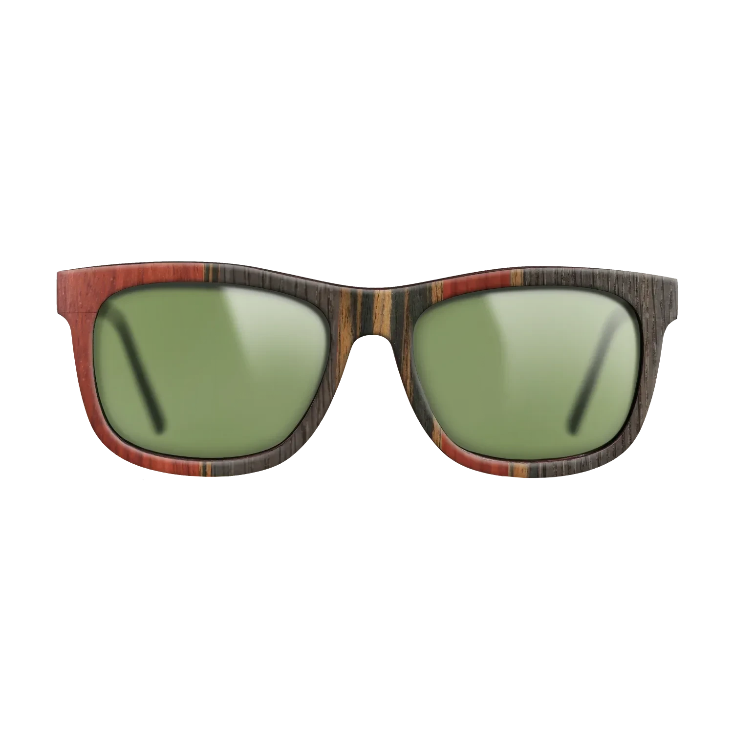 Poplar Dyed: Red,Fumed Oak,Italian Ebony: Binary - The Hero - Square - 1109 - SIRIS wood optic