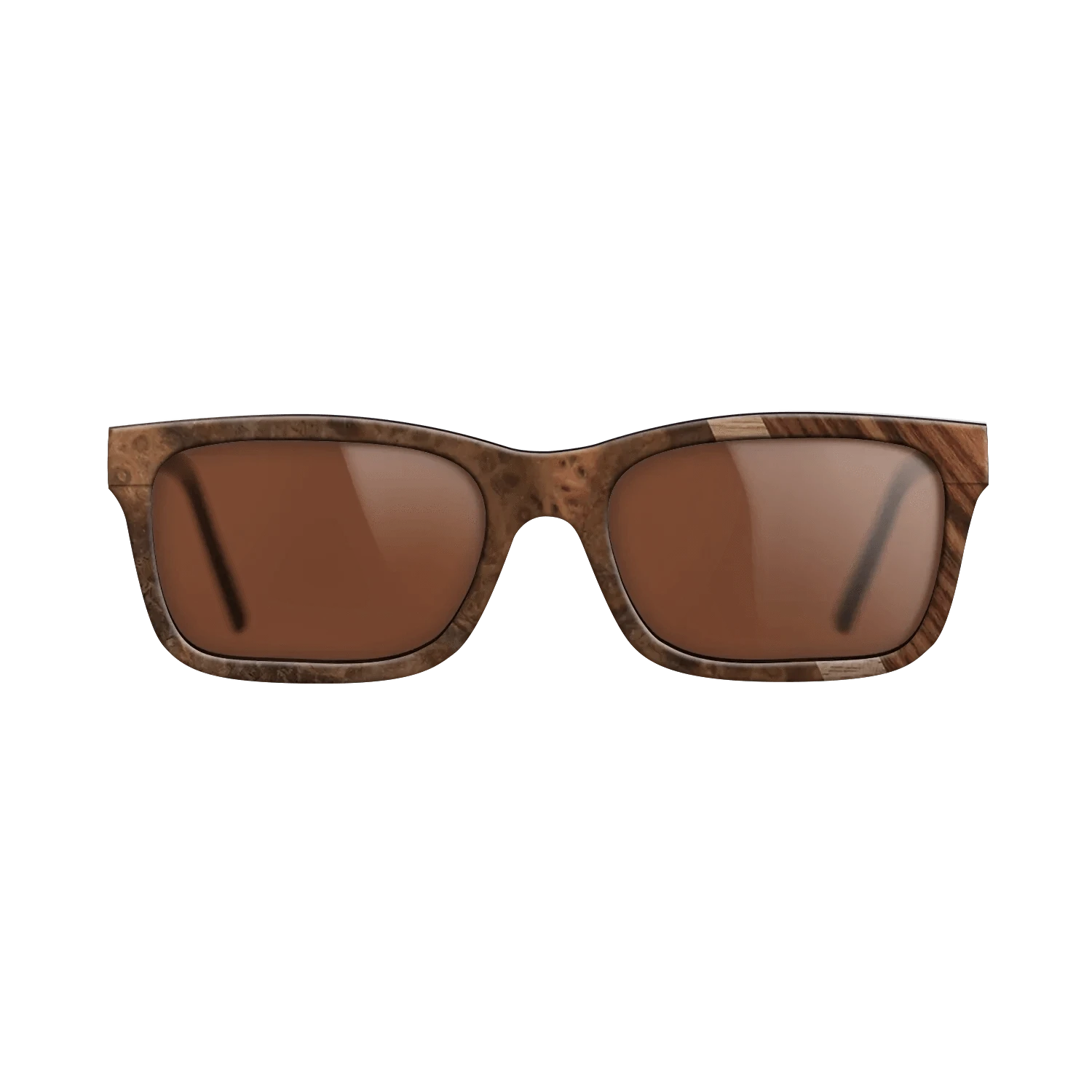 Walnut: Straight Grain,Walnut Burl,Kingwood: Angle Cut - The Sage - Rectangle - 764 - SIRIS wood optic