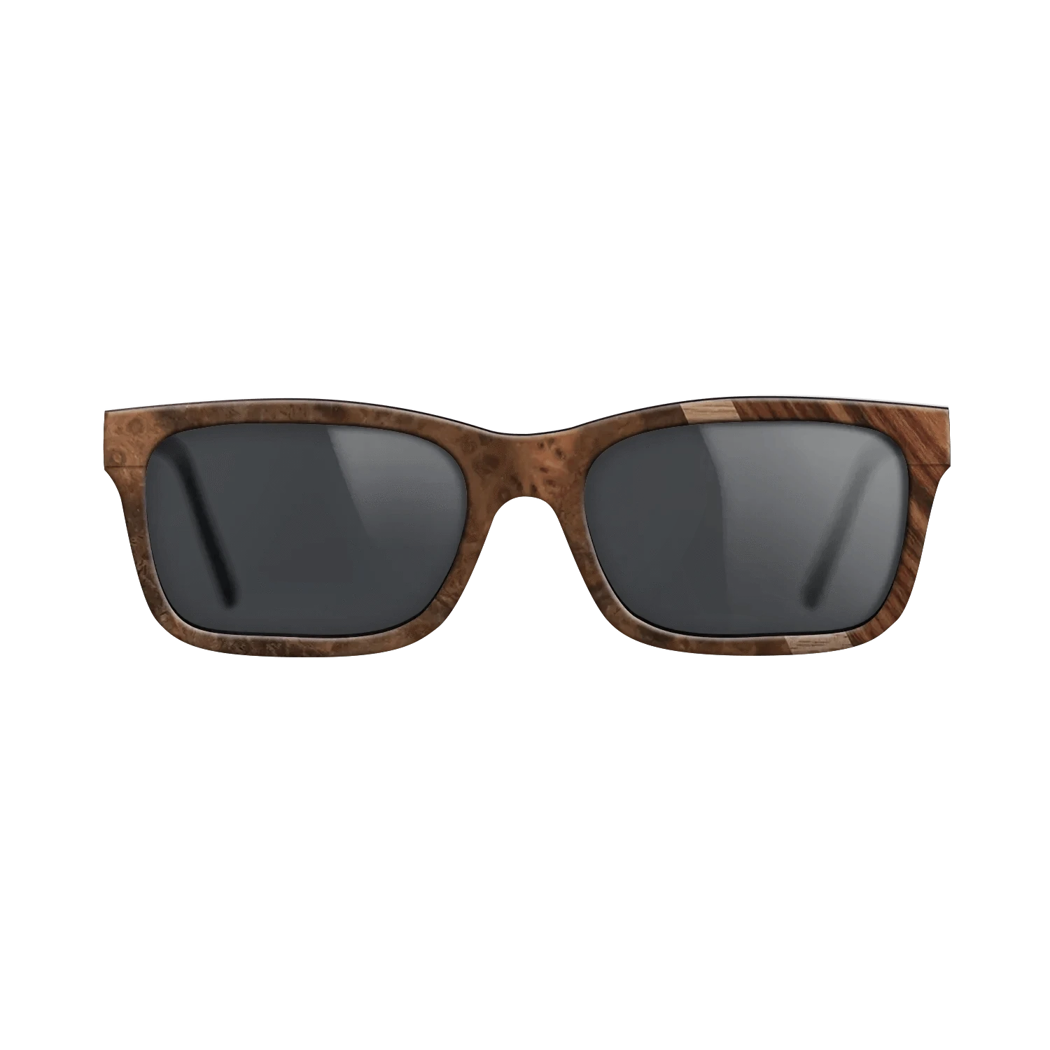 Walnut: Straight Grain,Walnut Burl,Kingwood: Angle Cut - The Sage - Rectangle - 764 - SIRIS wood optic