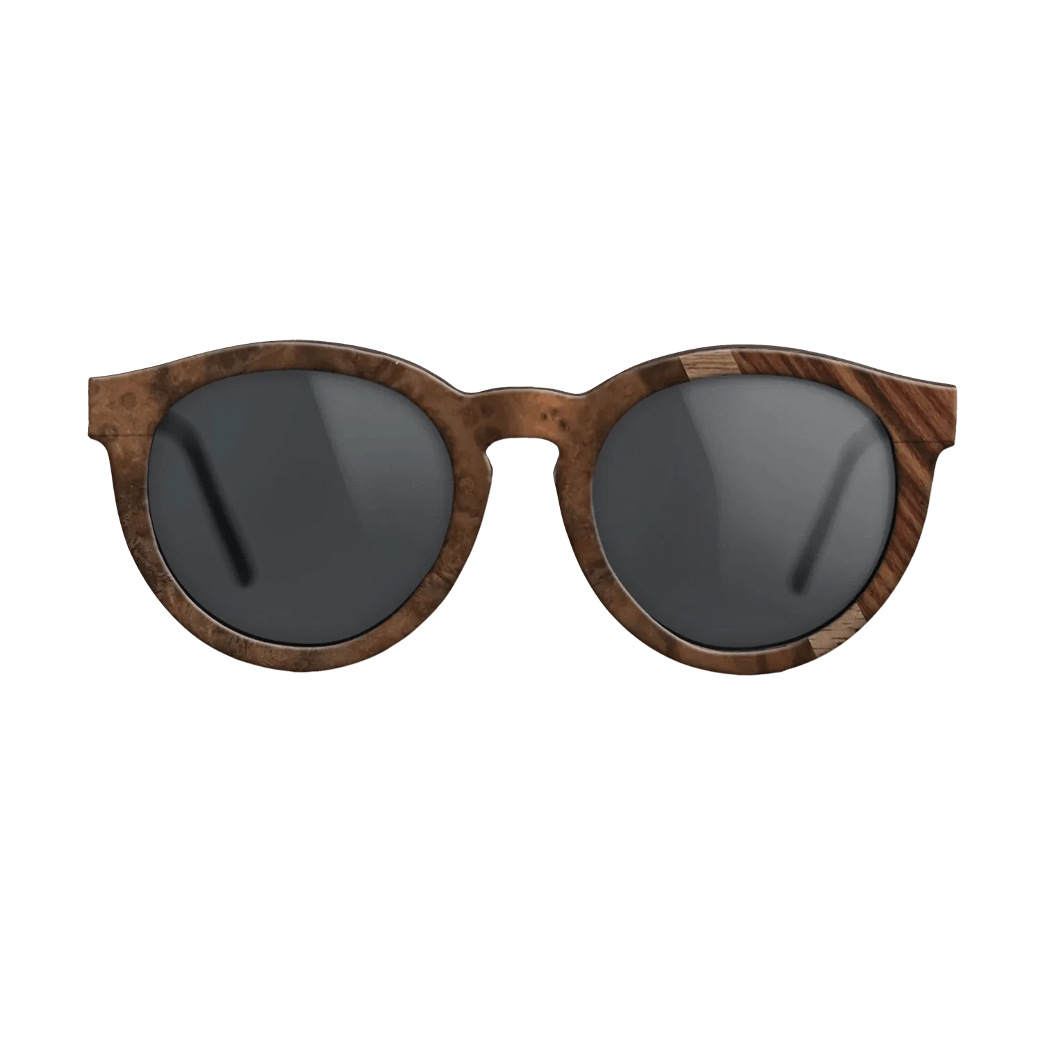 Walnut: Straight Grain,Walnut Burl,Kingwood: Angle Cut - The Rebel - Round - 764 - SIRIS wood optic