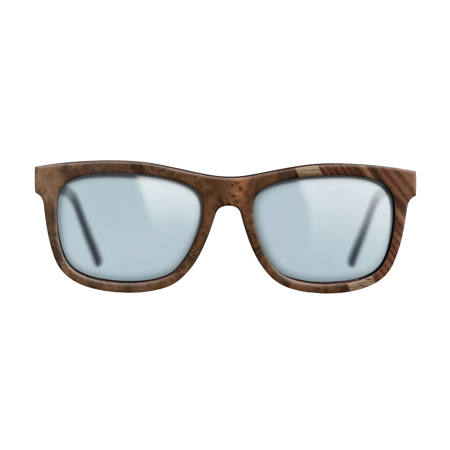 Walnut: Straight Grain,Walnut Burl,Kingwood: Angle Cut - The Hero - Square - 764 - SIRIS wood optic