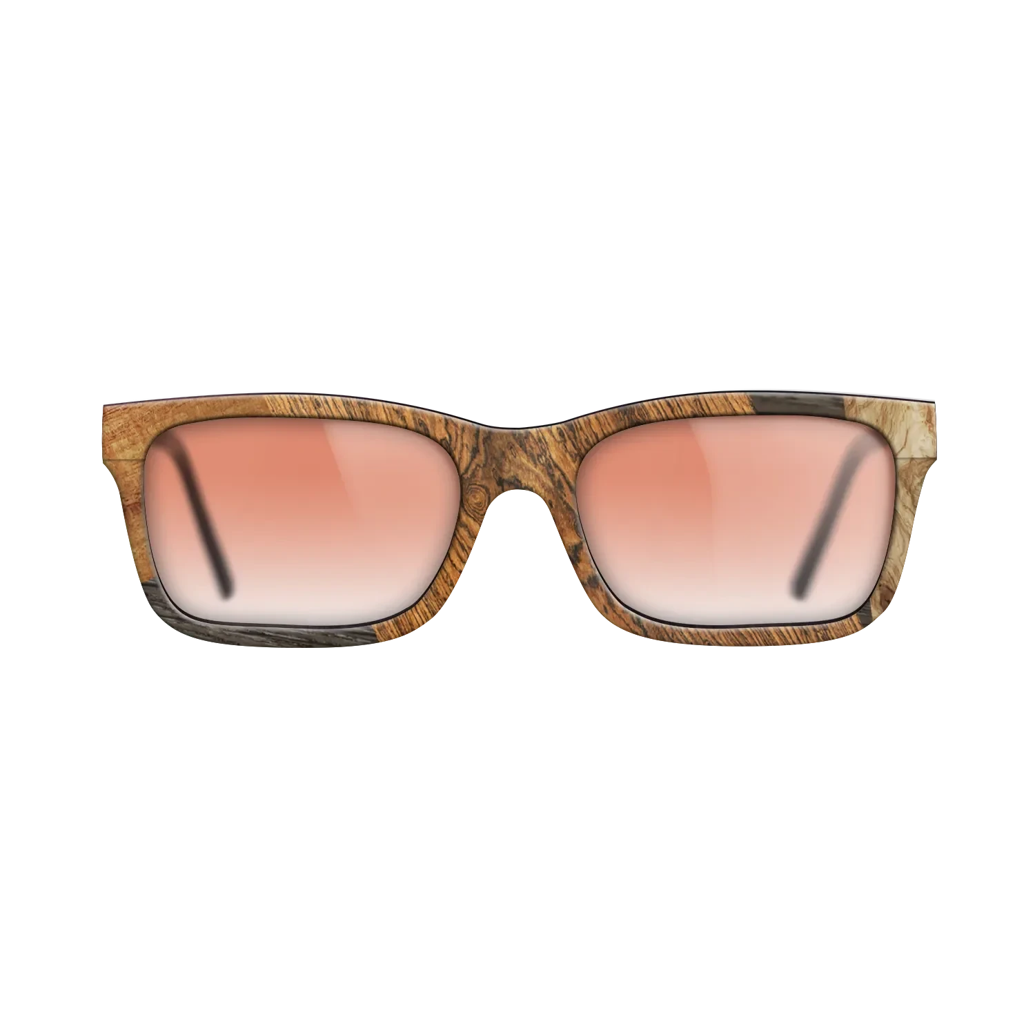 Santos Rosewood Dark,Fumed Oak,Bocote,Rosewood Reconstituted,Koa: Geometric - The Sage - Rectangle - 1473 - SIRIS wood optic