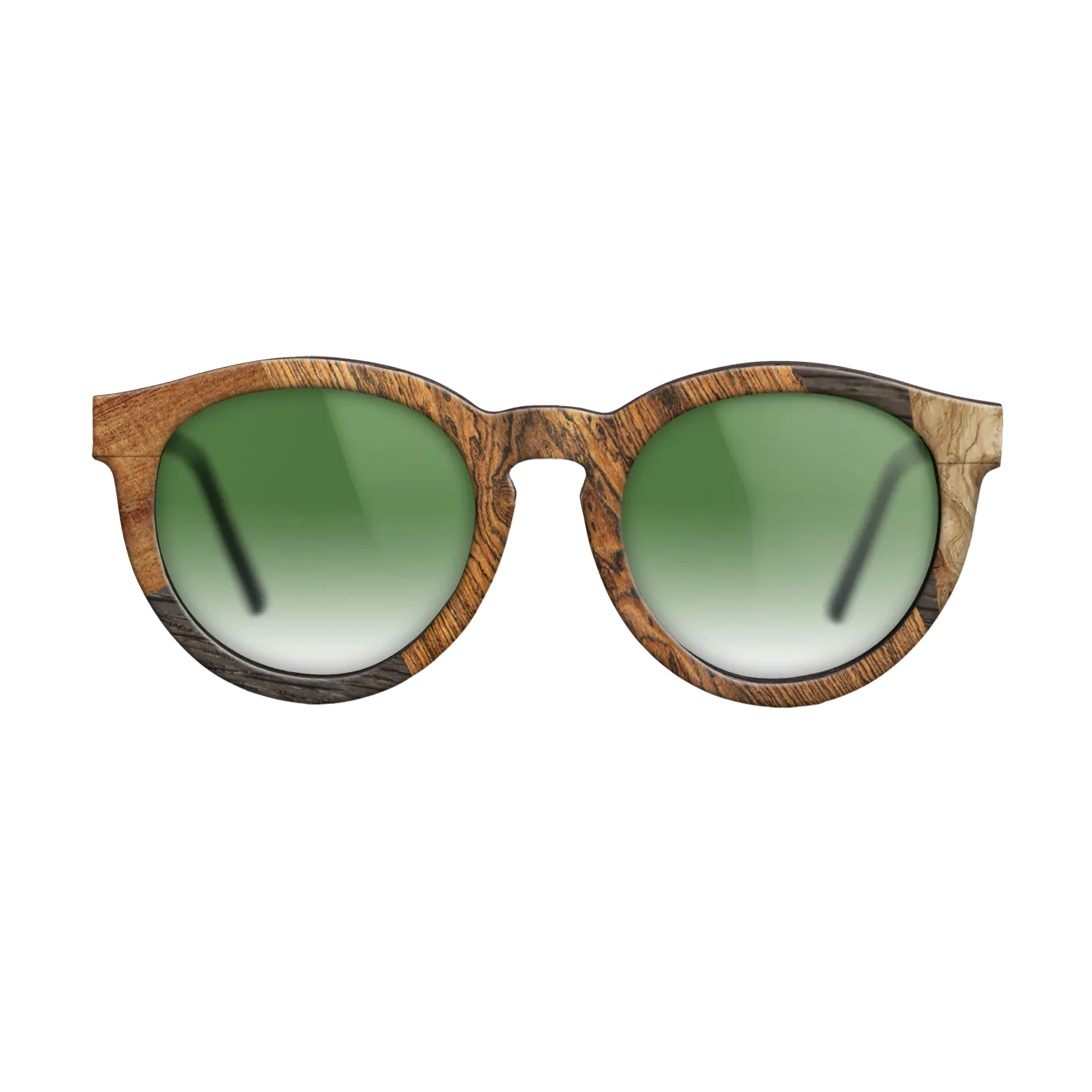 Santos Rosewood Dark,Fumed Oak,Bocote,Rosewood Reconstituted,Koa: Geometric - The Rebel - Round - 1473 - SIRIS wood optic