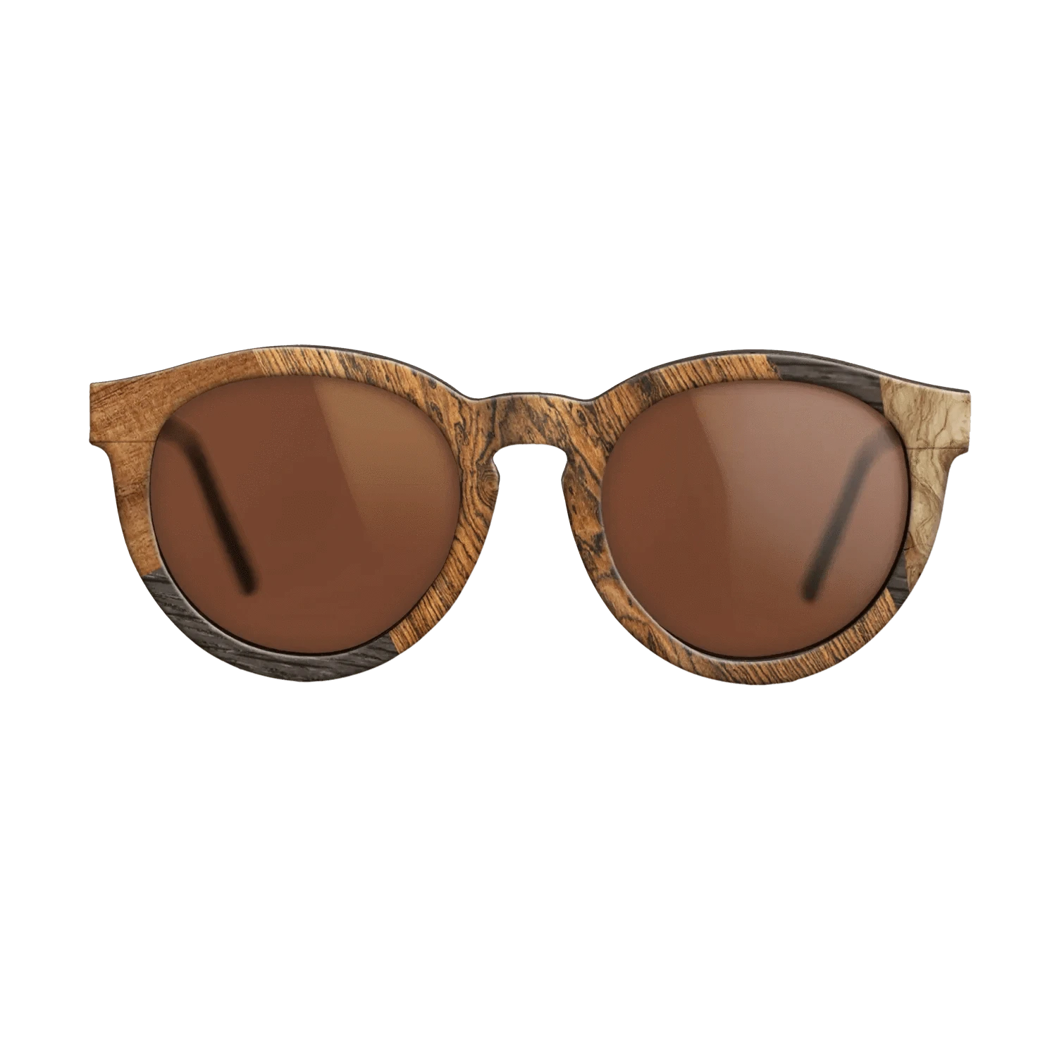 Santos Rosewood Dark,Fumed Oak,Bocote,Rosewood Reconstituted,Koa: Geometric - The Rebel - Round - 1473 - SIRIS wood optic