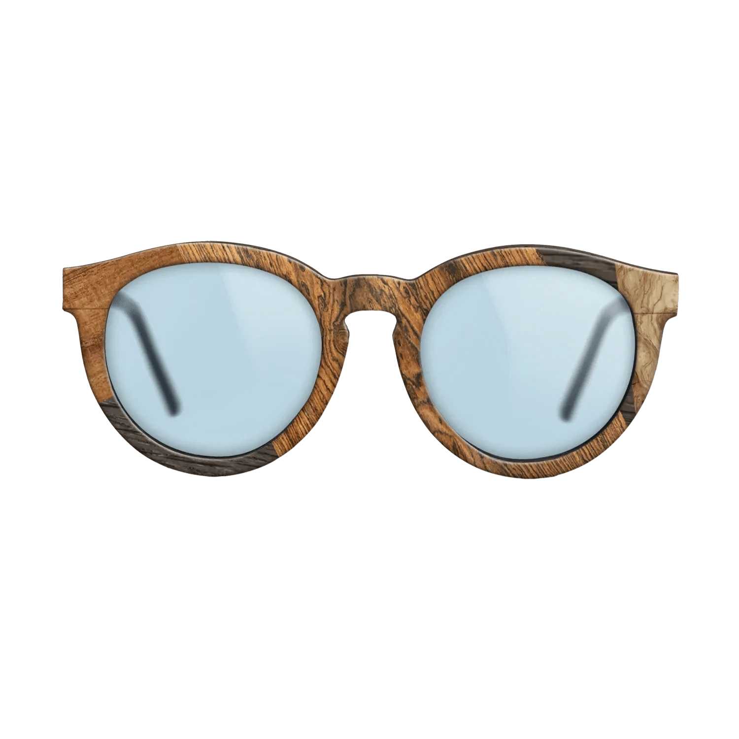 Santos Rosewood Dark,Fumed Oak,Bocote,Rosewood Reconstituted,Koa: Geometric - The Rebel - Round - 1473 - SIRIS wood optic