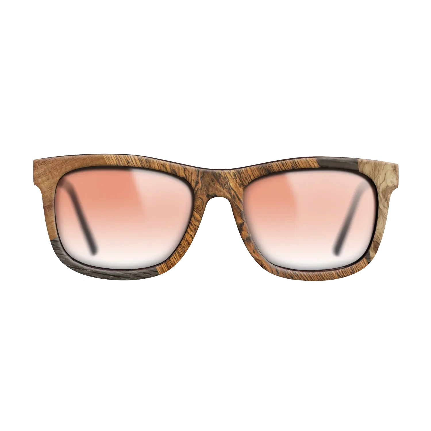 Santos Rosewood Dark,Fumed Oak,Bocote,Rosewood Reconstituted,Koa: Geometric - The Hero - Square - 1473 - SIRIS wood optic