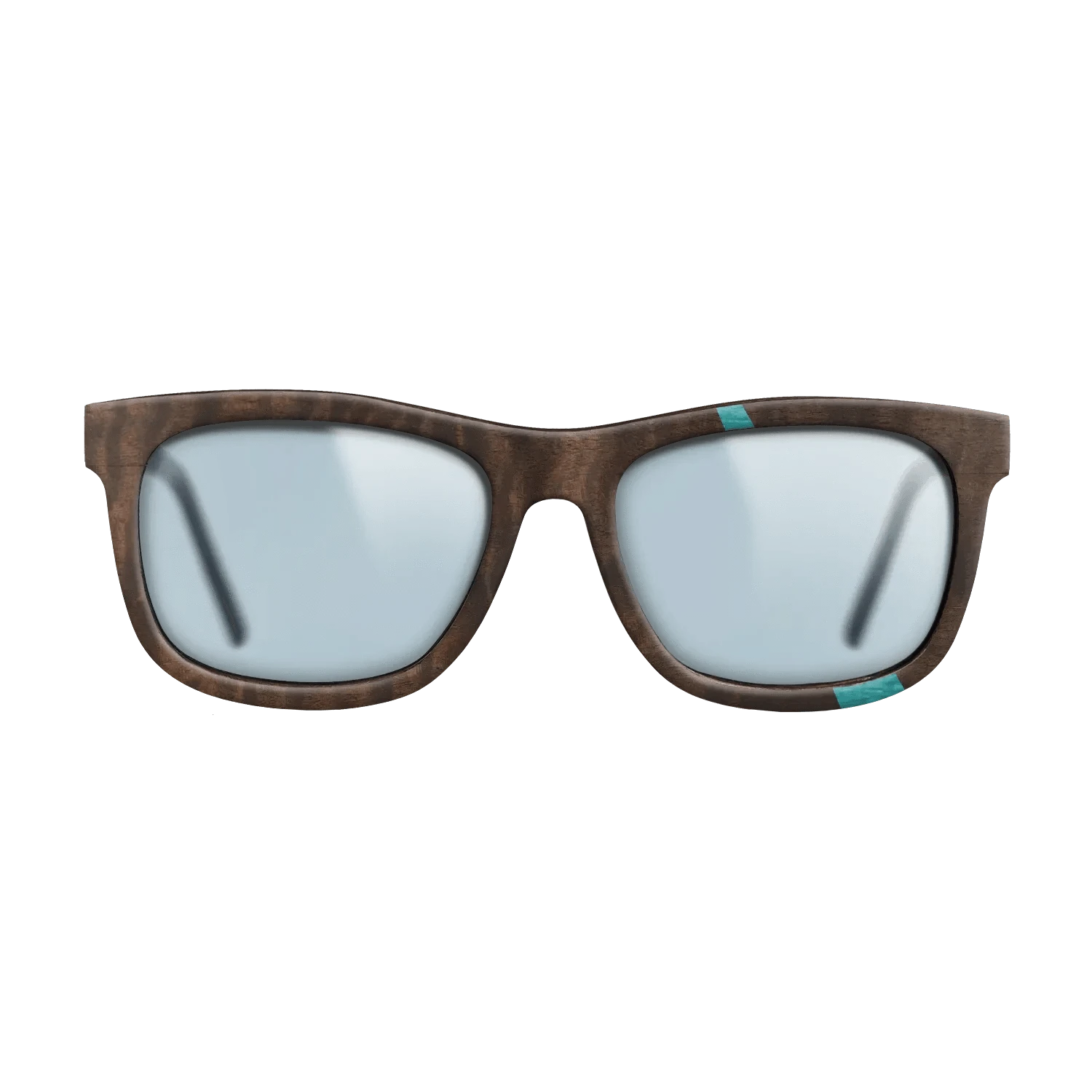 Poplar Dyed: Turquoise,Fumed Eucalyptus: Wedge - The Hero - Square - 989 - SIRIS wood optic