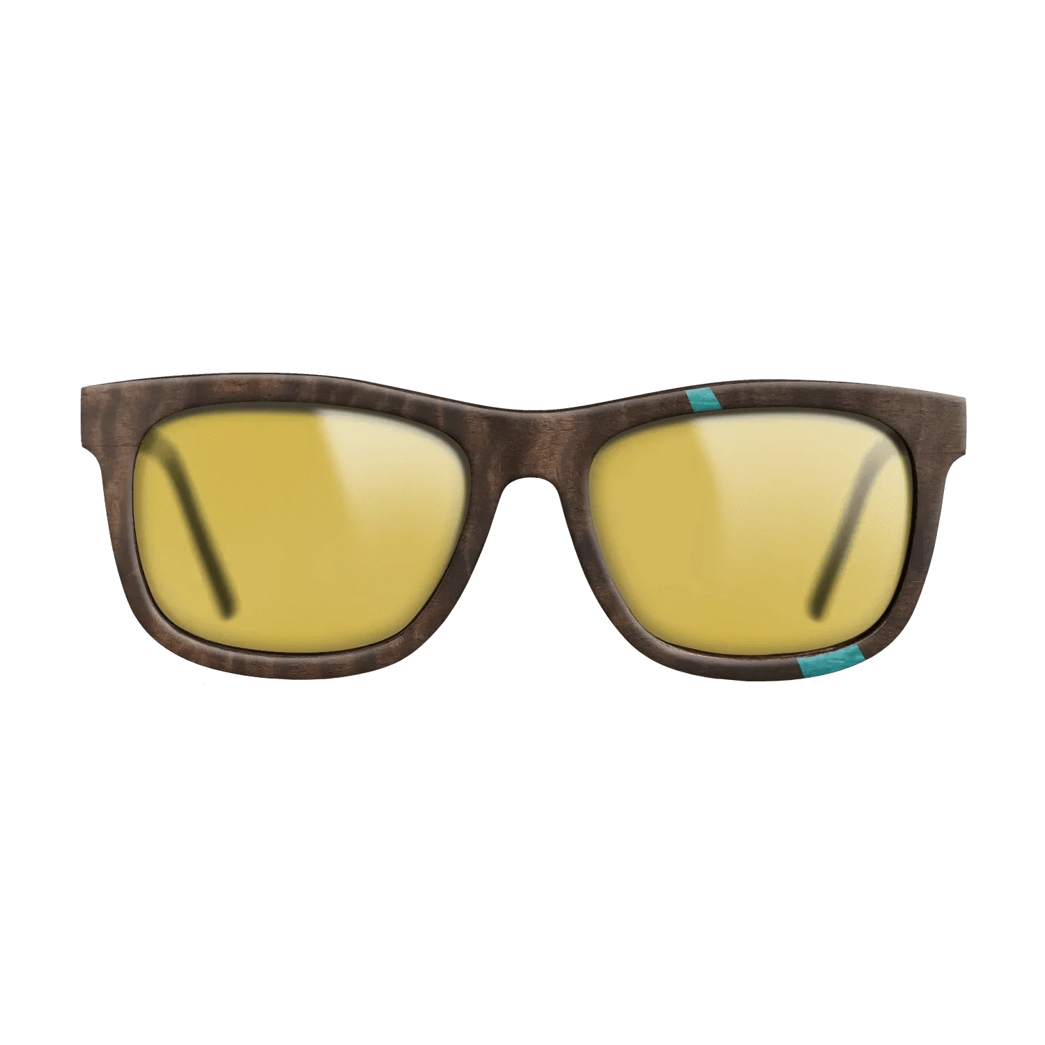 Poplar Dyed: Turquoise,Fumed Eucalyptus: Wedge - The Hero - Square - 989 - SIRIS wood optic