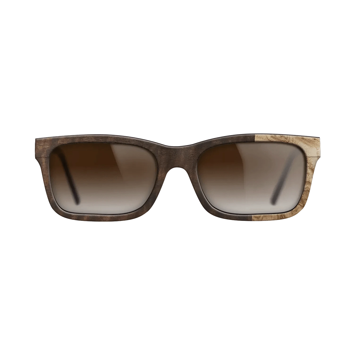 Walnut: Straight Grain,Olive Burl,Fumed Eucalyptus: Patch - The Sage - Rectangle - 1262 - SIRIS wood optic