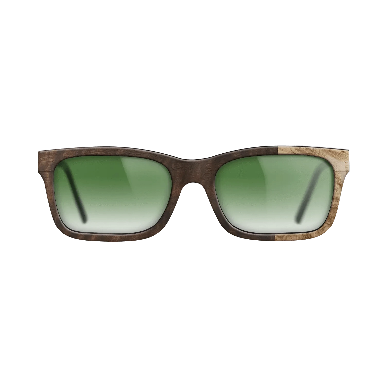 Walnut: Straight Grain,Olive Burl,Fumed Eucalyptus: Patch - The Sage - Rectangle - 1262 - SIRIS wood optic
