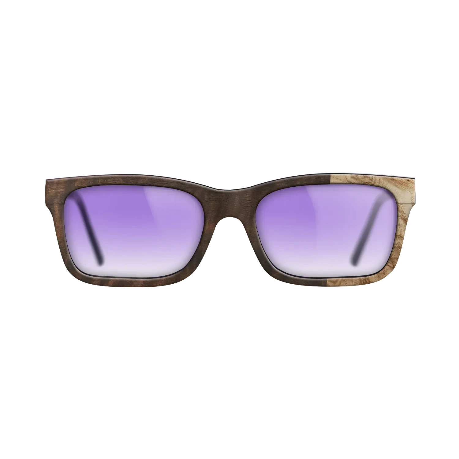 Walnut: Straight Grain,Olive Burl,Fumed Eucalyptus: Patch - The Sage - Rectangle - 1262 - SIRIS wood optic