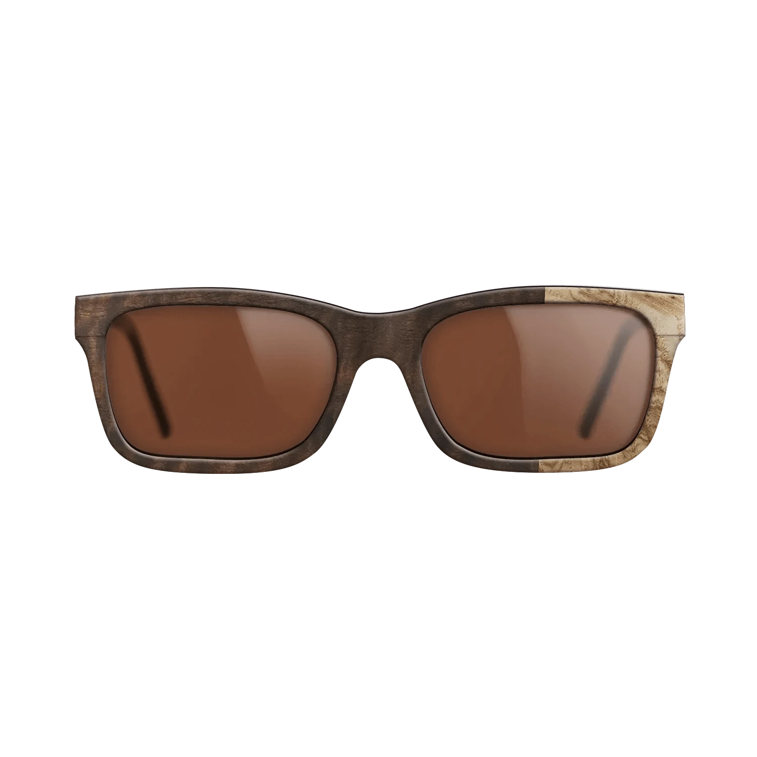 Walnut: Straight Grain,Olive Burl,Fumed Eucalyptus: Patch - The Sage - Rectangle - 1262 - SIRIS wood optic