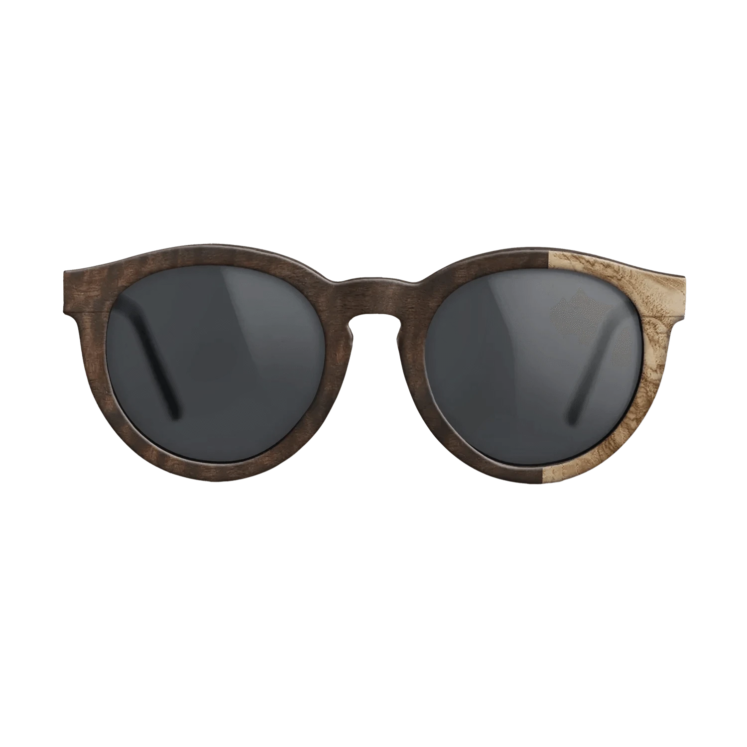 Walnut: Straight Grain,Olive Burl,Fumed Eucalyptus: Patch - The Rebel - Round - 1262 - SIRIS wood optic