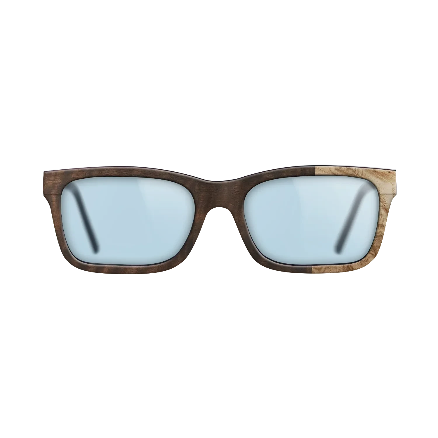 Walnut: Straight Grain,Olive Burl,Fumed Eucalyptus: Patch - The Sage - Rectangle - 1262 - SIRIS wood optic