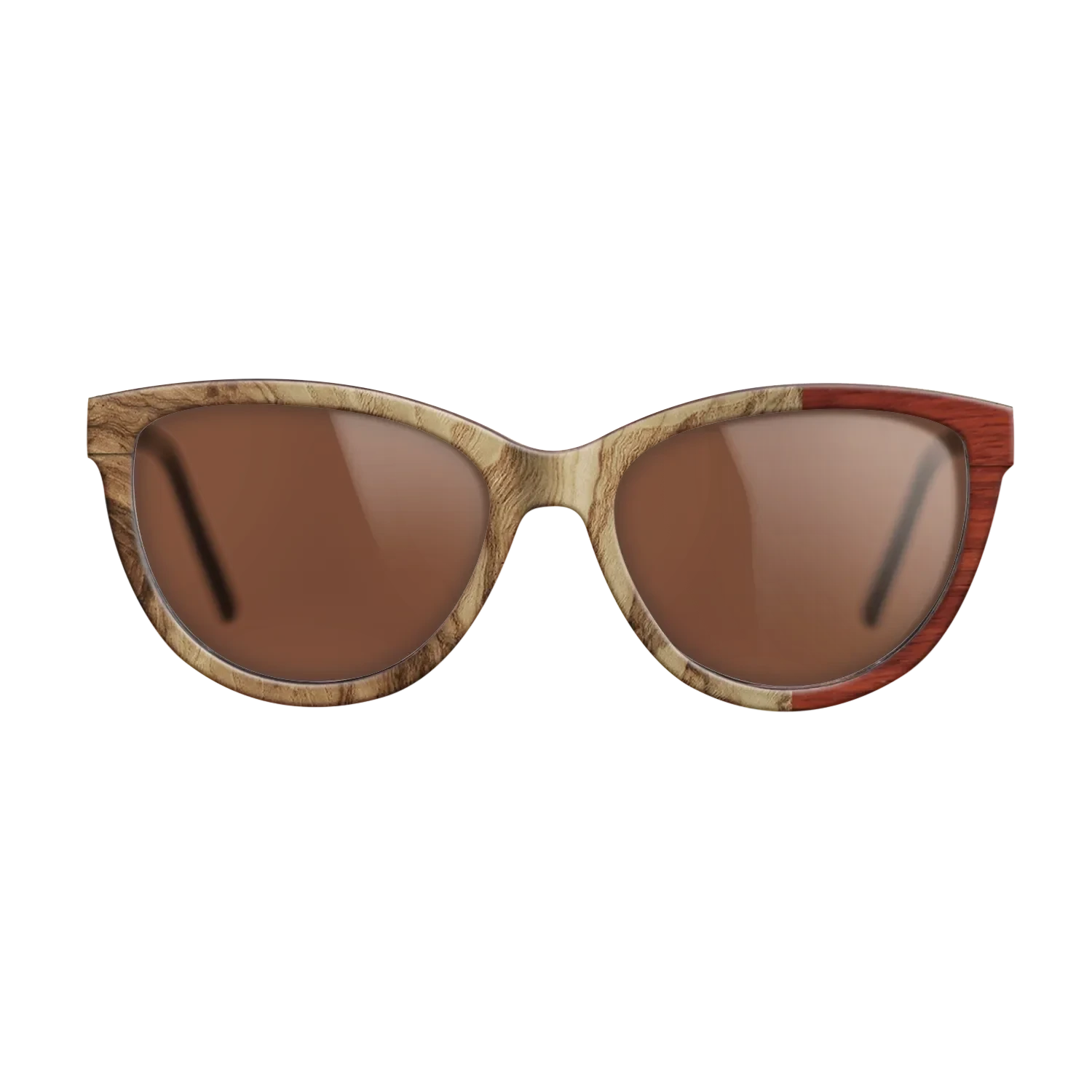 Walnut: Straight Grain,Santos Rosewood Dark,Wenge,Fumed Eucalyptus: Wedge - The Maiden - Cat - 1447 - SIRIS wood optic