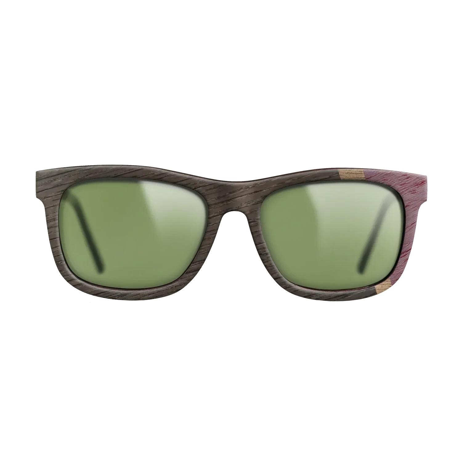 Santos Rosewood Dark,Fumed Oak,Purpleheart,Wenge,Walnut: Straight Grain: Wedge - The Hero - Square - 1275 - SIRIS wood optic