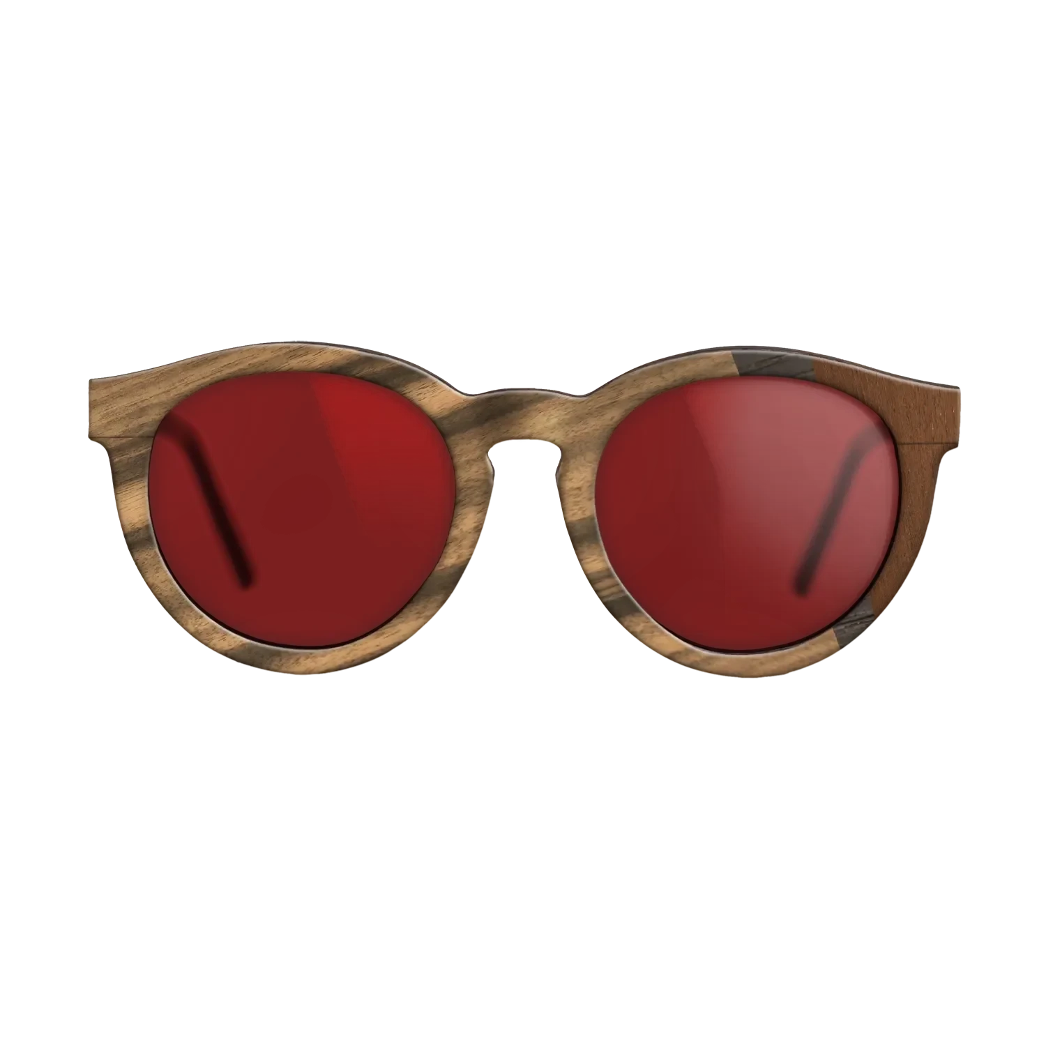 Wenge,Louro Preto,Fumed Oak: Wedge - The Rebel - Round - 1792 - SIRIS wood optic