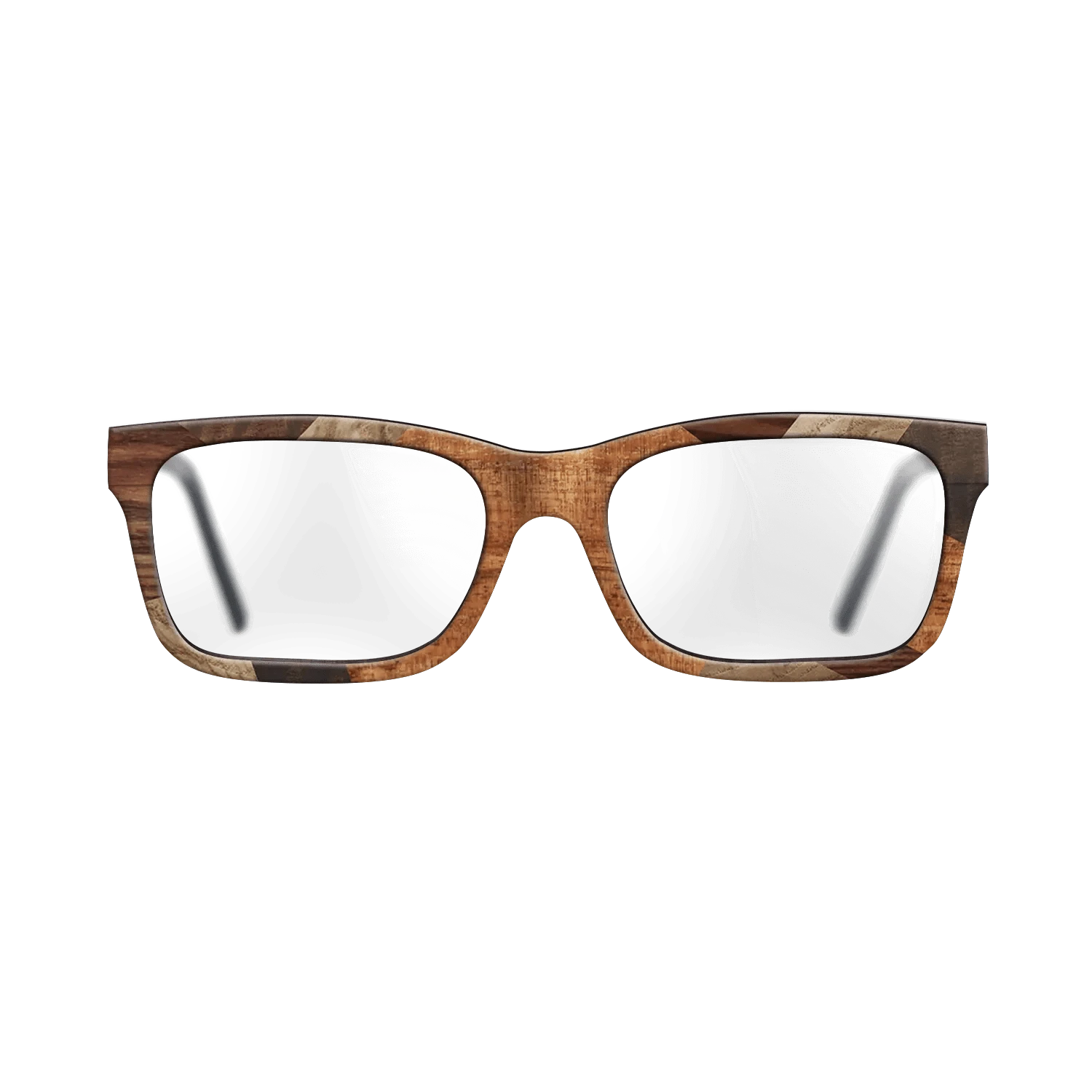 Italian Ebony,Santos Rosewood Dark,Olive Burl,Fumed Eucalyptus,Koa: Mosaic - The Sage - Rectangle - 1830 - SIRIS wood optic