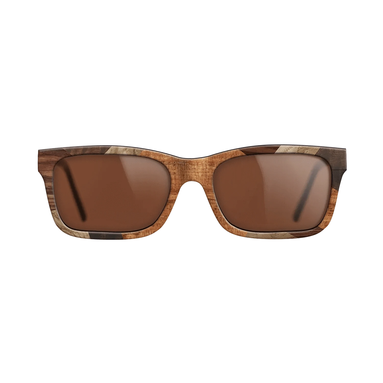 Italian Ebony,Santos Rosewood Dark,Olive Burl,Fumed Eucalyptus,Koa: Mosaic - The Sage - Rectangle - 1830 - SIRIS wood optic