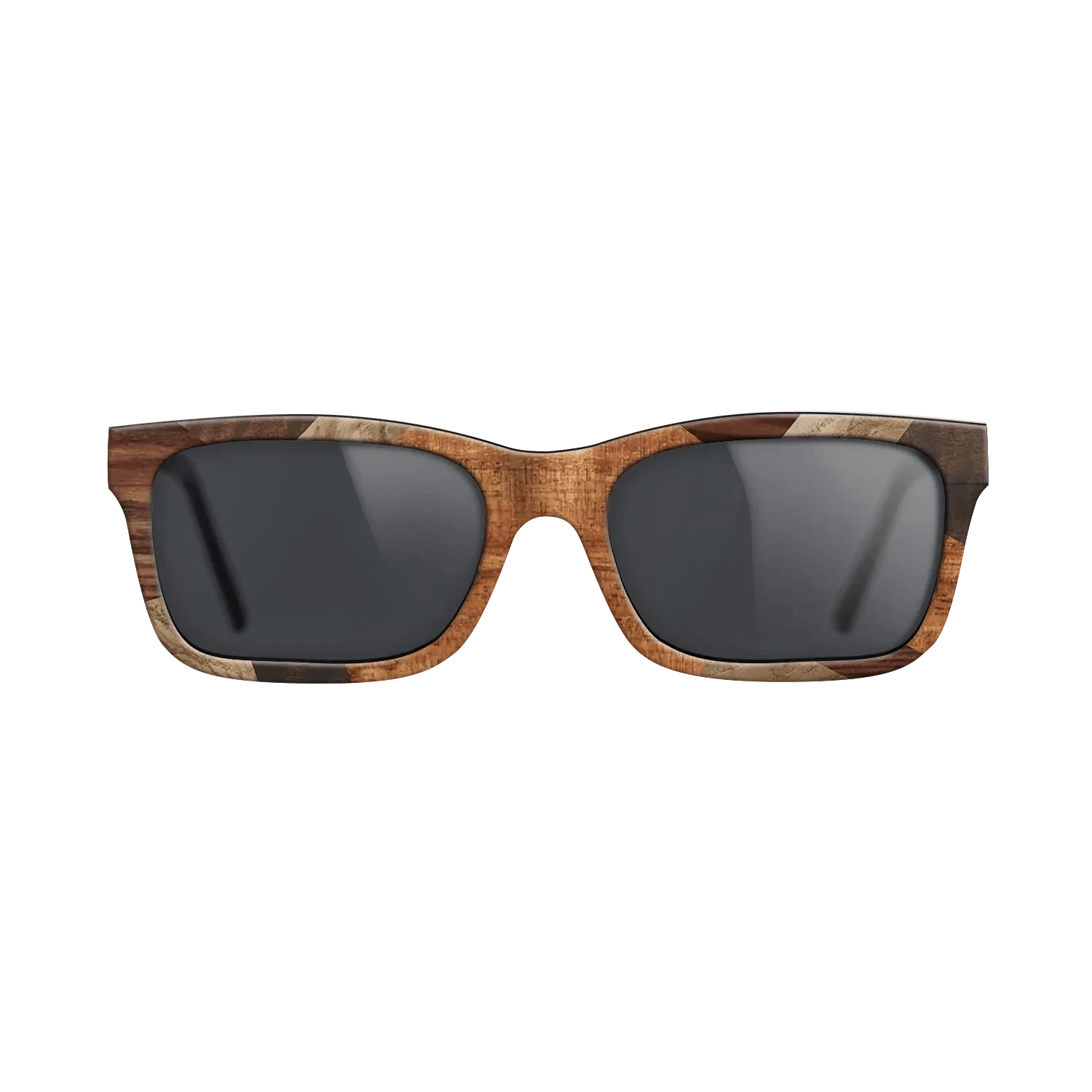 Italian Ebony,Santos Rosewood Dark,Olive Burl,Fumed Eucalyptus,Koa: Mosaic - The Sage - Rectangle - 1830 - SIRIS wood optic