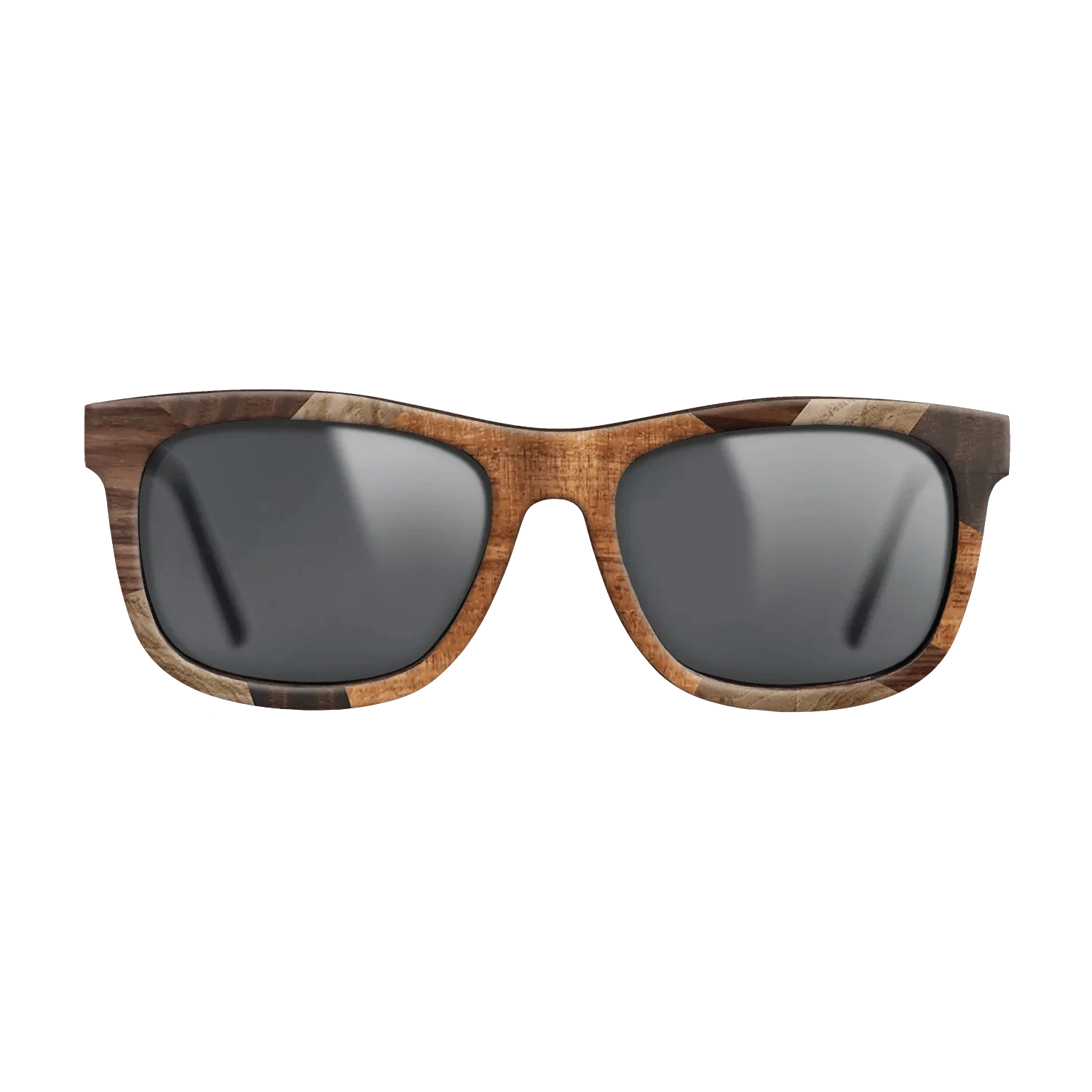 Italian Ebony,Santos Rosewood Dark,Olive Burl,Fumed Eucalyptus,Koa: Mosaic - The Hero - Square - 1830 - SIRIS wood optic