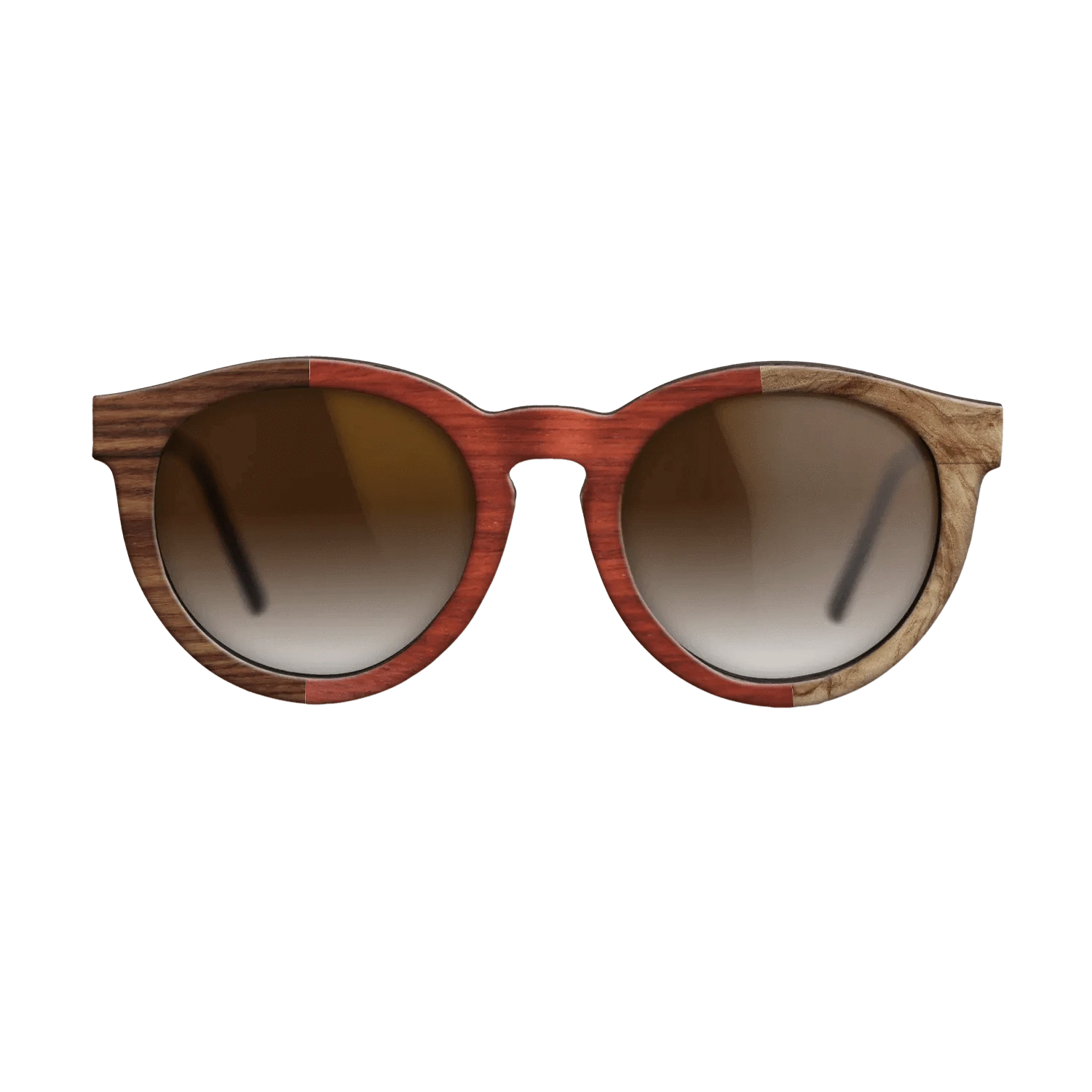 Louro Preto,Santos Rosewood Dark,Poplar Dyed: Red,Olive Burl,Walnut Claro Light: Patch - The Rebel - Round - 1983 - SIRIS wood optic