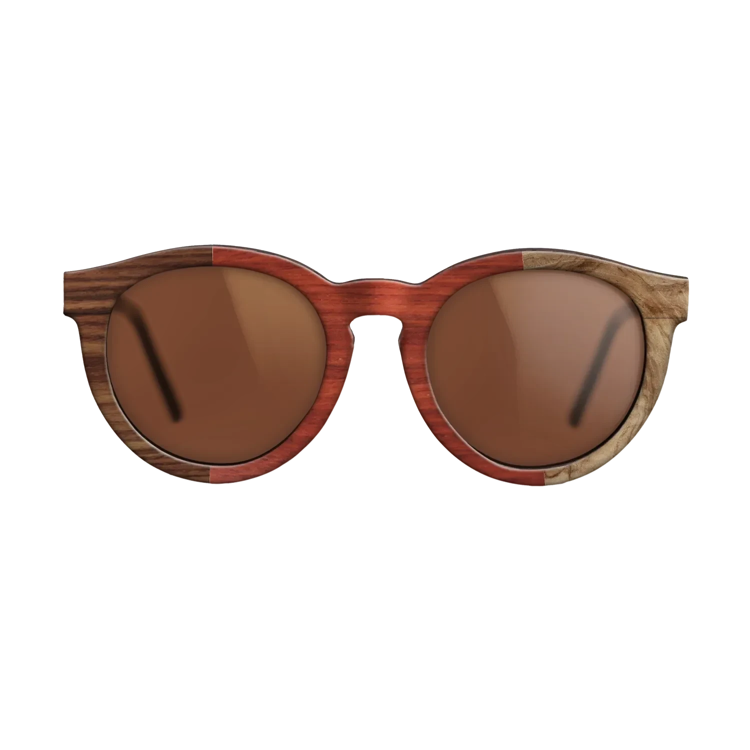 Louro Preto,Santos Rosewood Dark,Poplar Dyed: Red,Olive Burl,Walnut Claro Light: Patch - The Rebel - Round - 1983 - SIRIS wood optic