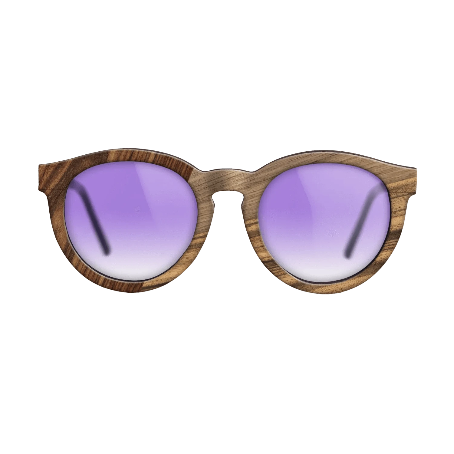 Walnut Claro Light,Walnut: Straight Grain,Louro Preto,Walnut Claro Dark,Kingwood: Angle Cut - The Rebel - Round - 1881 - SIRIS wood optic