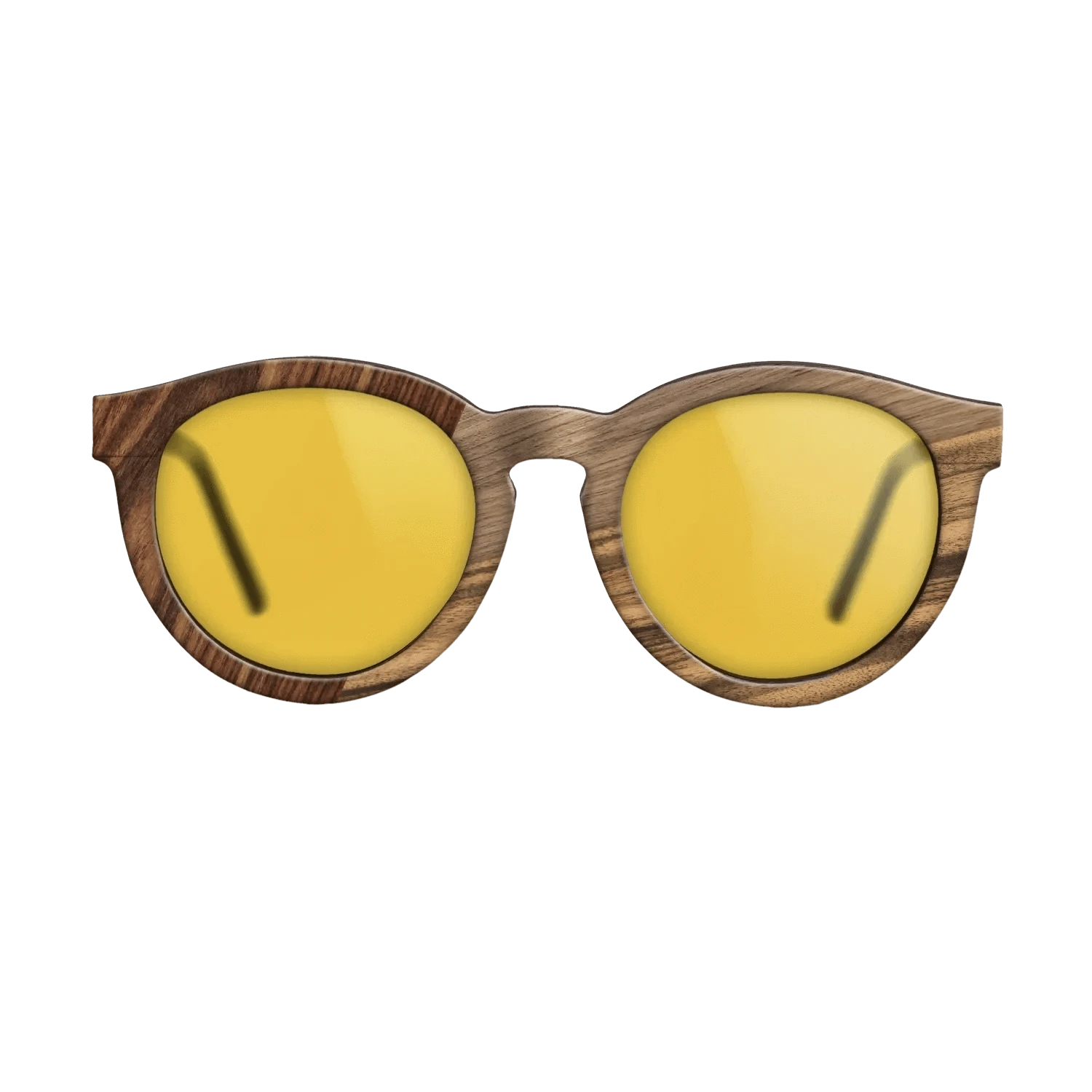 Walnut Claro Light,Walnut: Straight Grain,Louro Preto,Walnut Claro Dark,Kingwood: Angle Cut - The Rebel - Round - 1881 - SIRIS wood optic