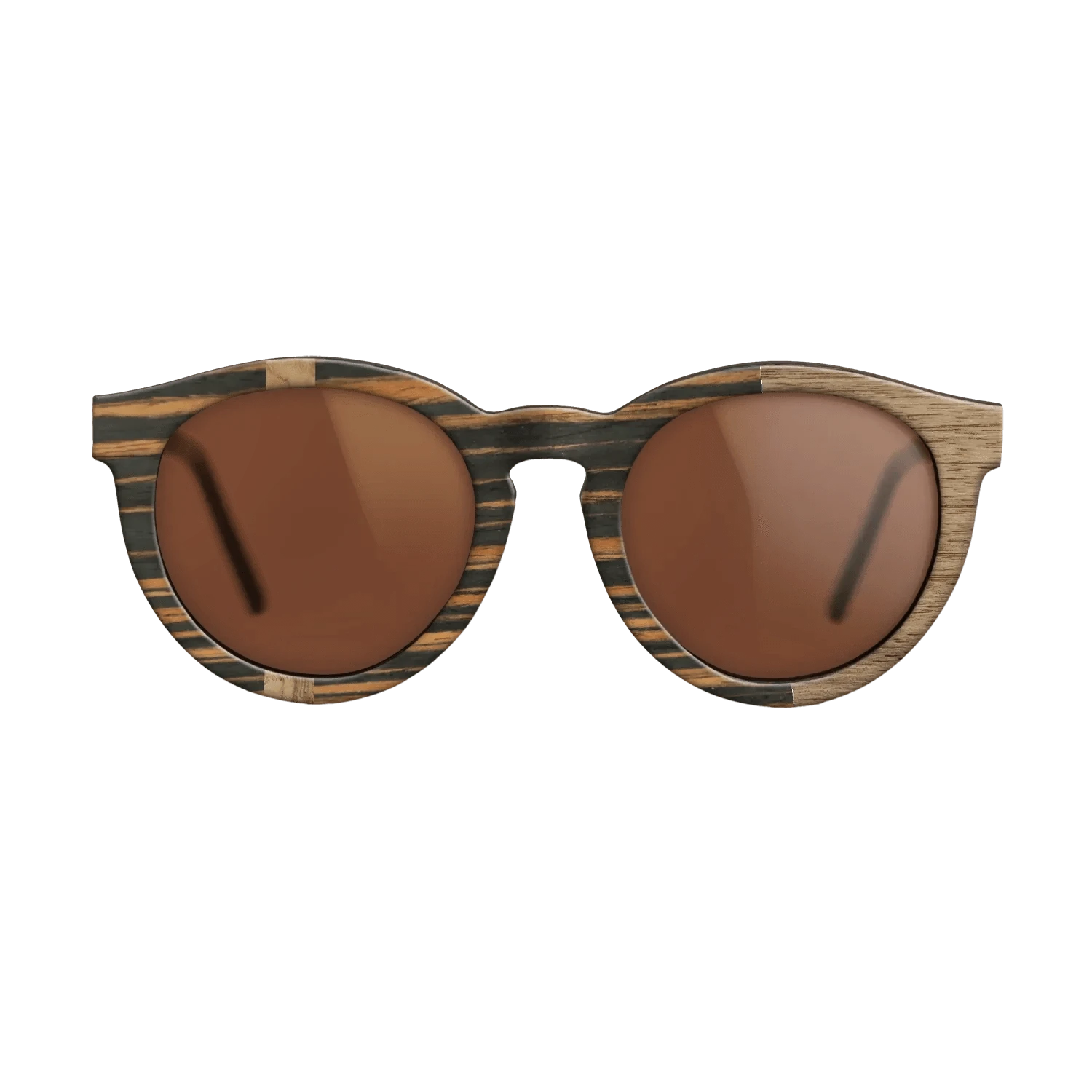 Wenge,Italian Ebony,Olive Burl,Walnut: Straight Grain,Koa: Patch - The Rebel - Round - 1307 - SIRIS wood optic