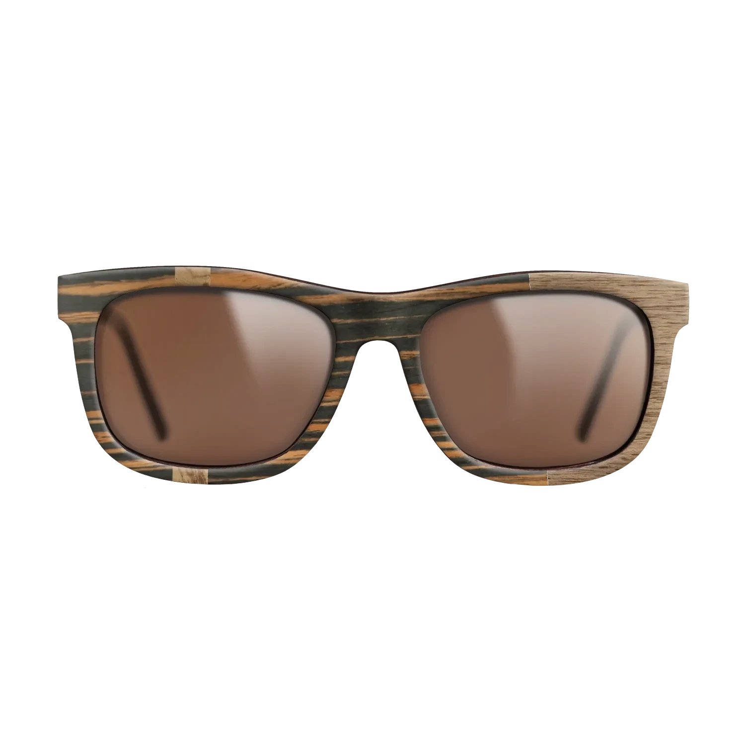 Wenge,Italian Ebony,Olive Burl,Walnut: Straight Grain,Koa: Patch - The Hero - Square - 1307 - SIRIS wood optic