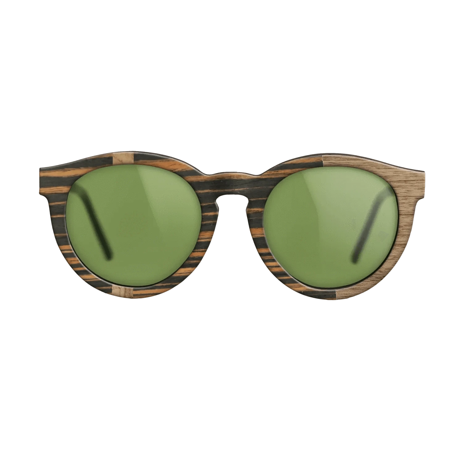 Wenge,Italian Ebony,Olive Burl,Walnut: Straight Grain,Koa: Patch - The Rebel - Round - 1307 - SIRIS wood optic