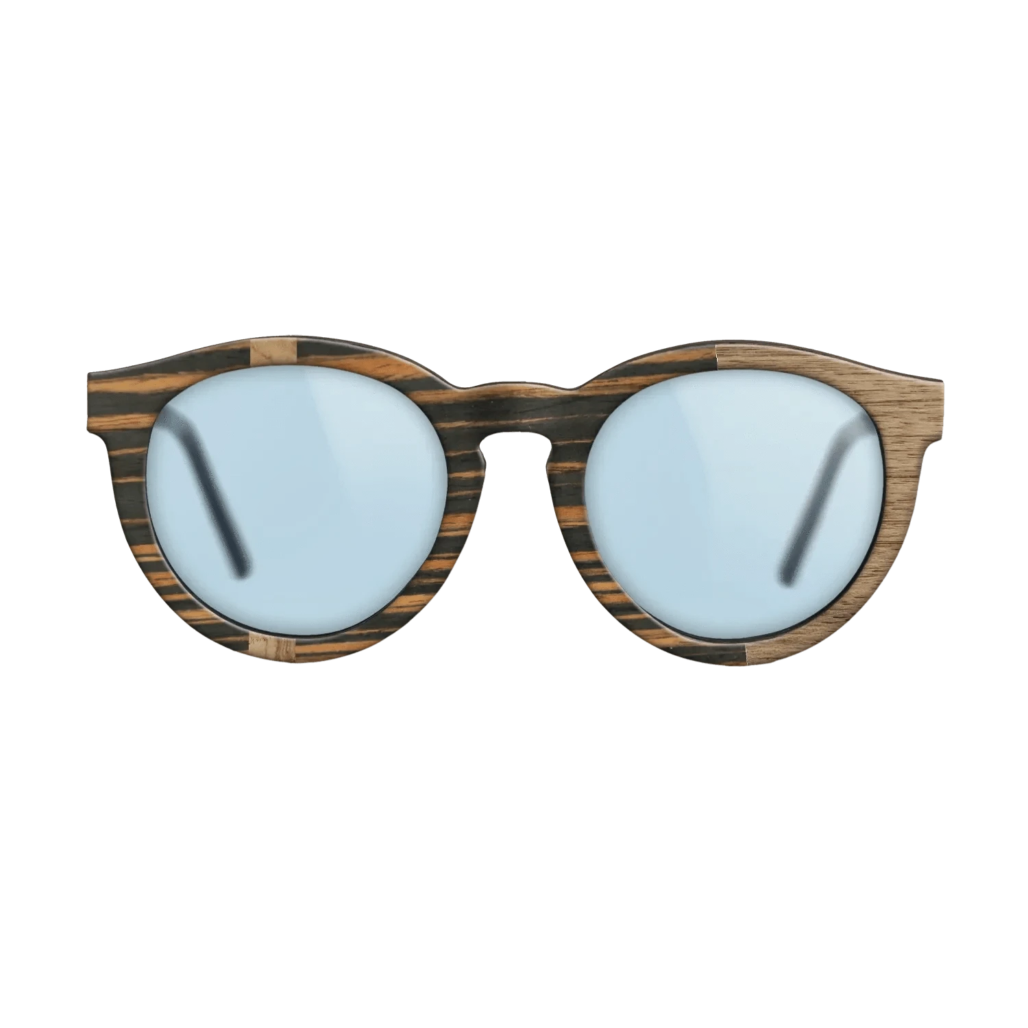 Wenge,Italian Ebony,Olive Burl,Walnut: Straight Grain,Koa: Patch - The Rebel - Round - 1307 - SIRIS wood optic