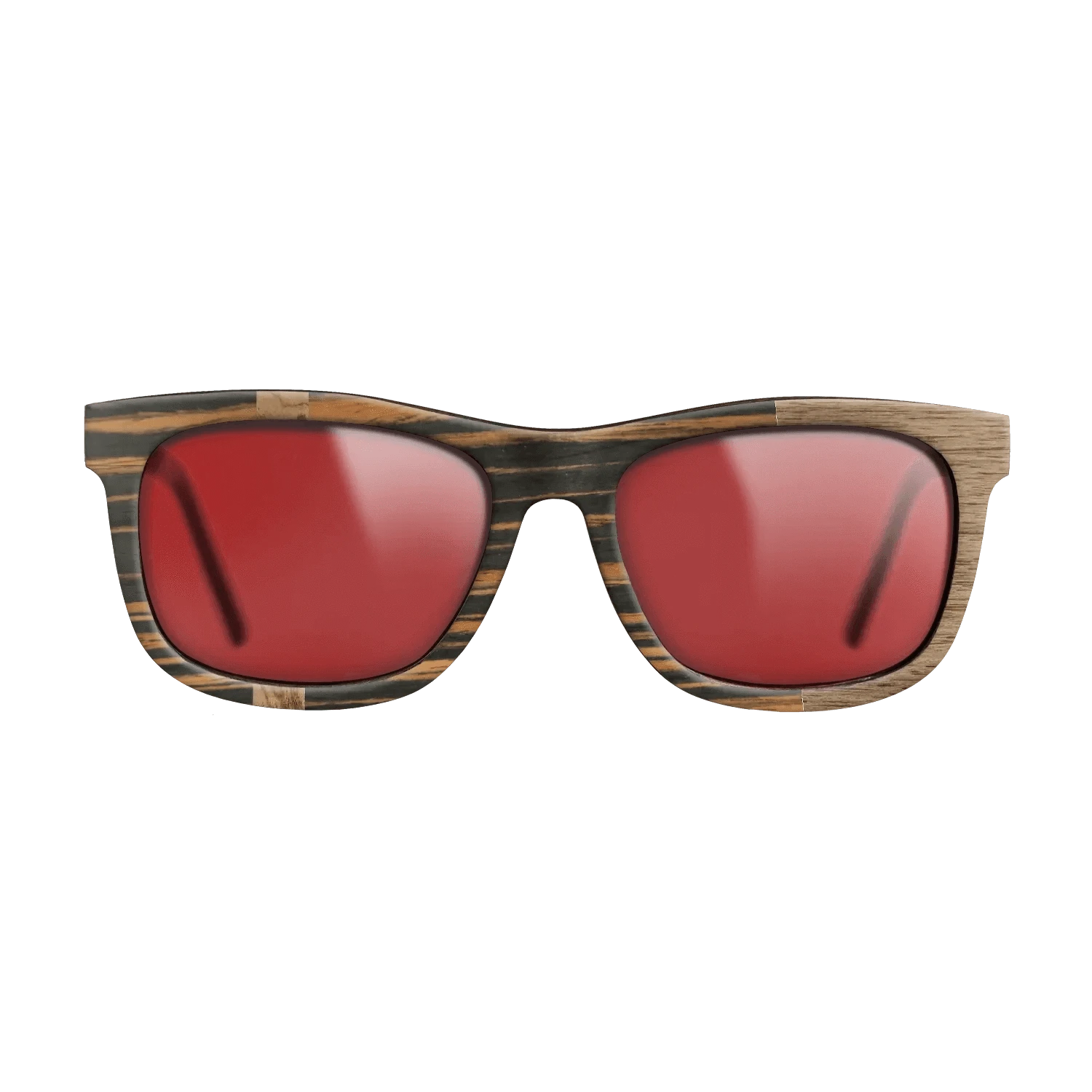 Wenge,Italian Ebony,Olive Burl,Walnut: Straight Grain,Koa: Patch - The Hero - Square - 1307 - SIRIS wood optic