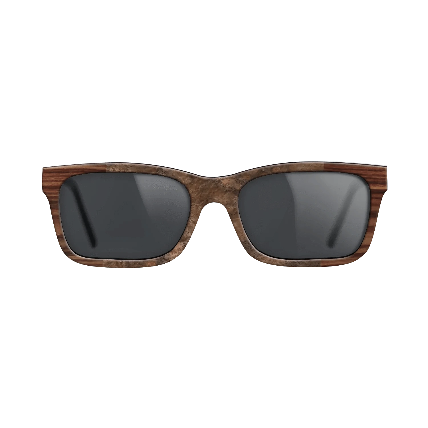 Santos Rosewood Dark,Walnut Claro Dark,Walnut Burl,Kingwood: Patch - The Sage - Rectangle - 1004 - SIRIS wood optic