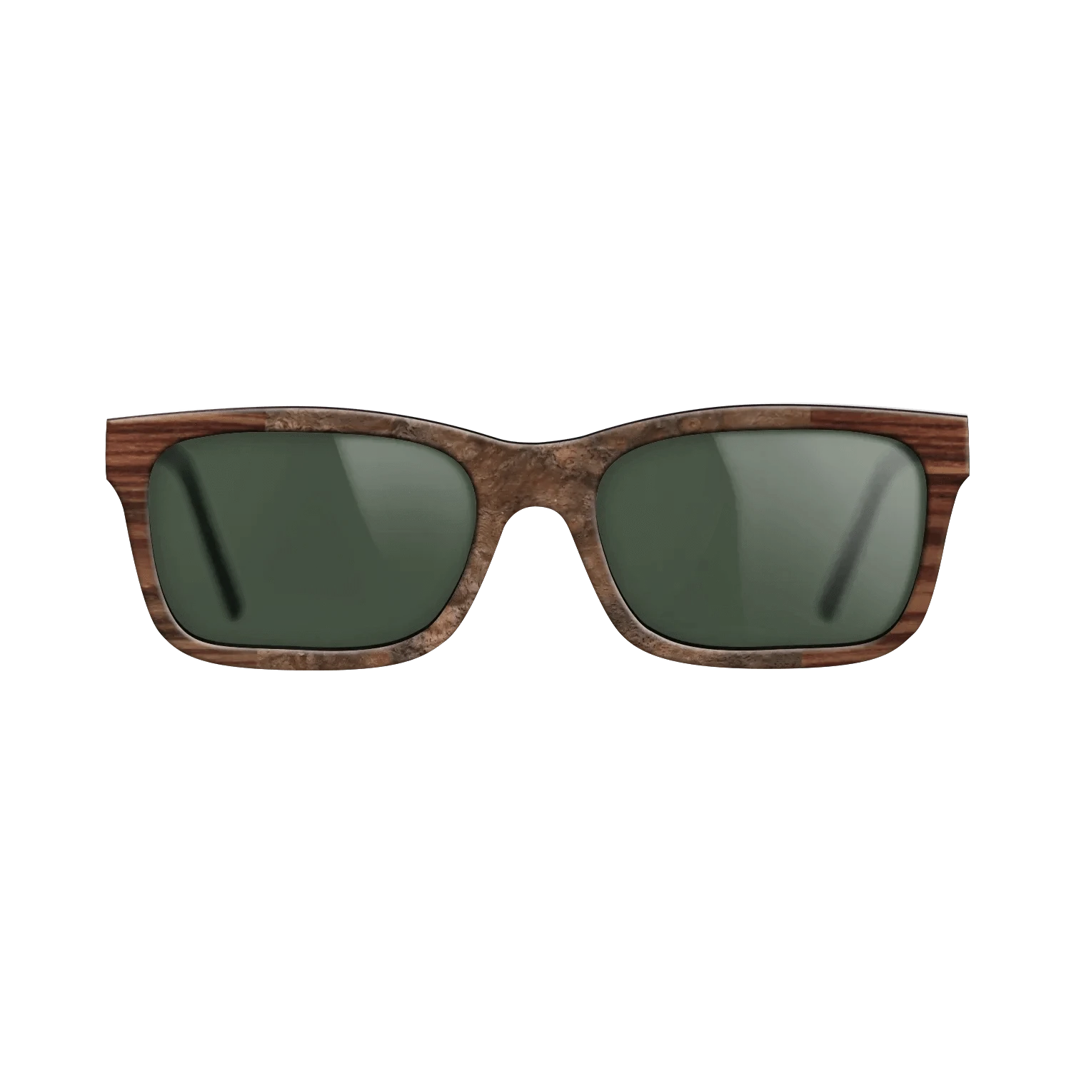 Santos Rosewood Dark,Walnut Claro Dark,Walnut Burl,Kingwood: Patch - The Sage - Rectangle - 1004 - SIRIS wood optic