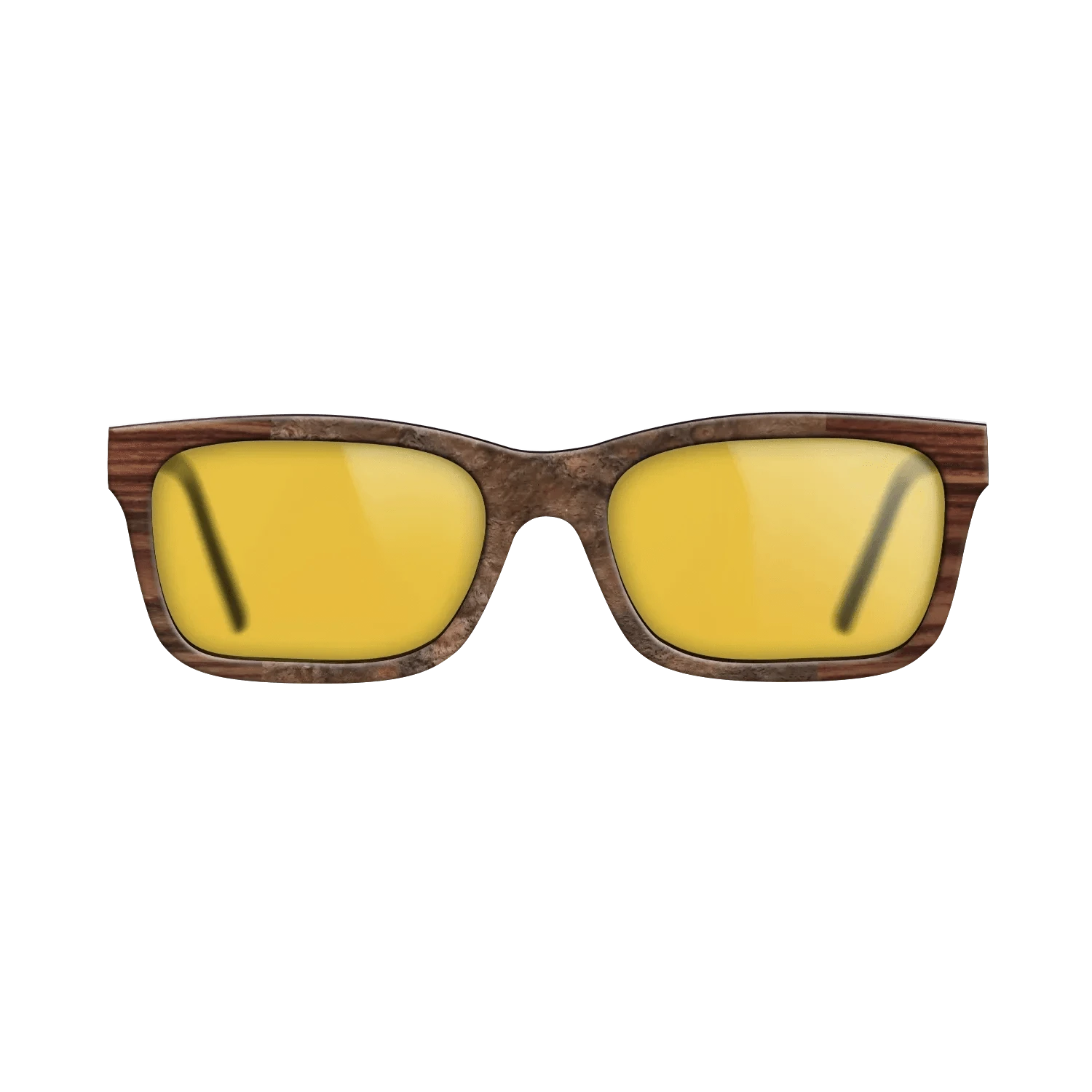 Santos Rosewood Dark,Walnut Claro Dark,Walnut Burl,Kingwood: Patch - The Sage - Rectangle - 1004 - SIRIS wood optic