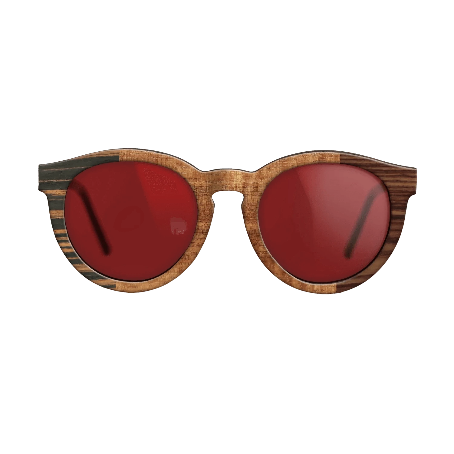 Olive Burl,Koa,Italian Ebony,Fumed Eucalyptus,Kingwood: Patch - The Rebel - Round - 701 - SIRIS wood optic