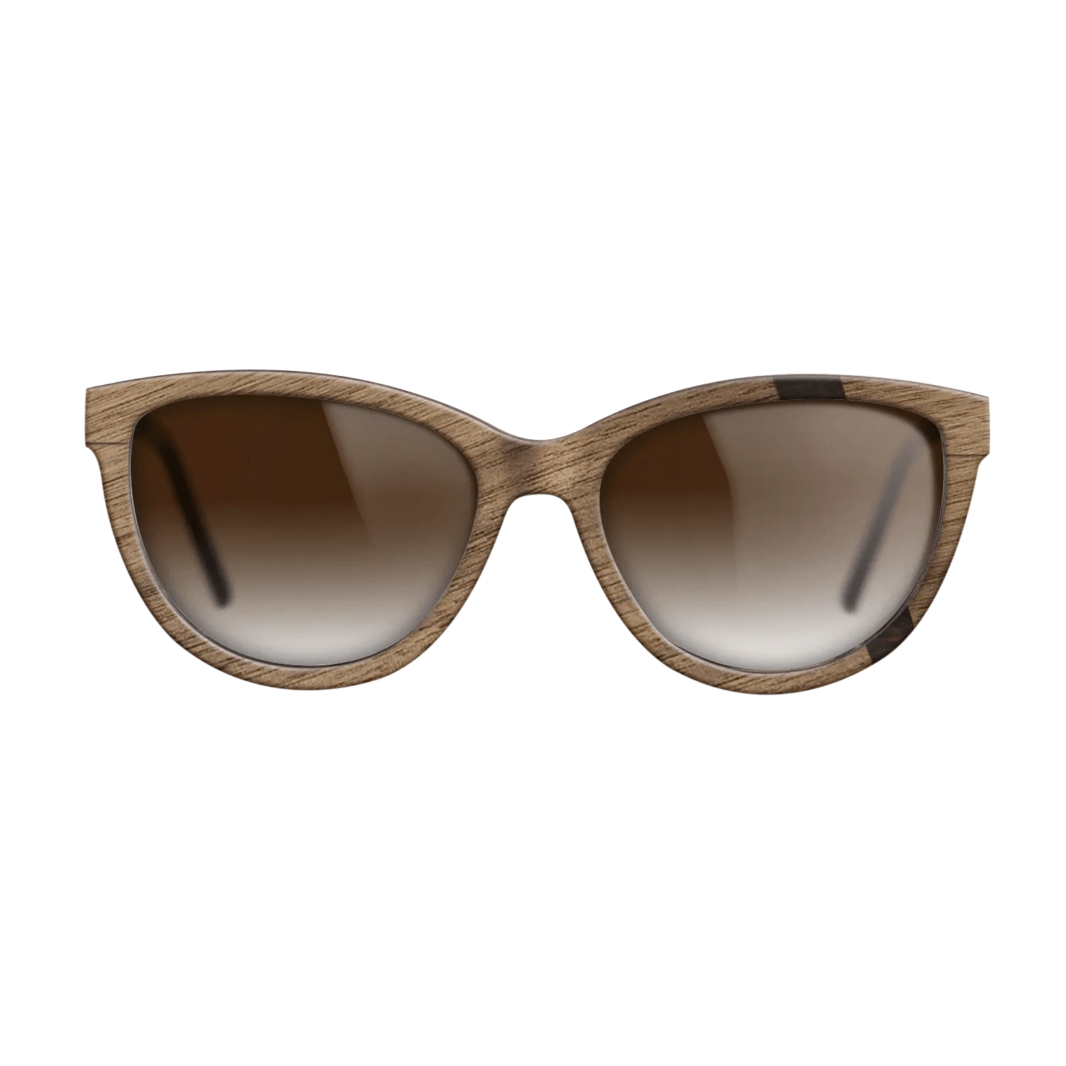 Wenge,Walnut: Straight Grain,Fumed Oak: Wedge - The Maiden - Cat - 1617 - SIRIS wood optic