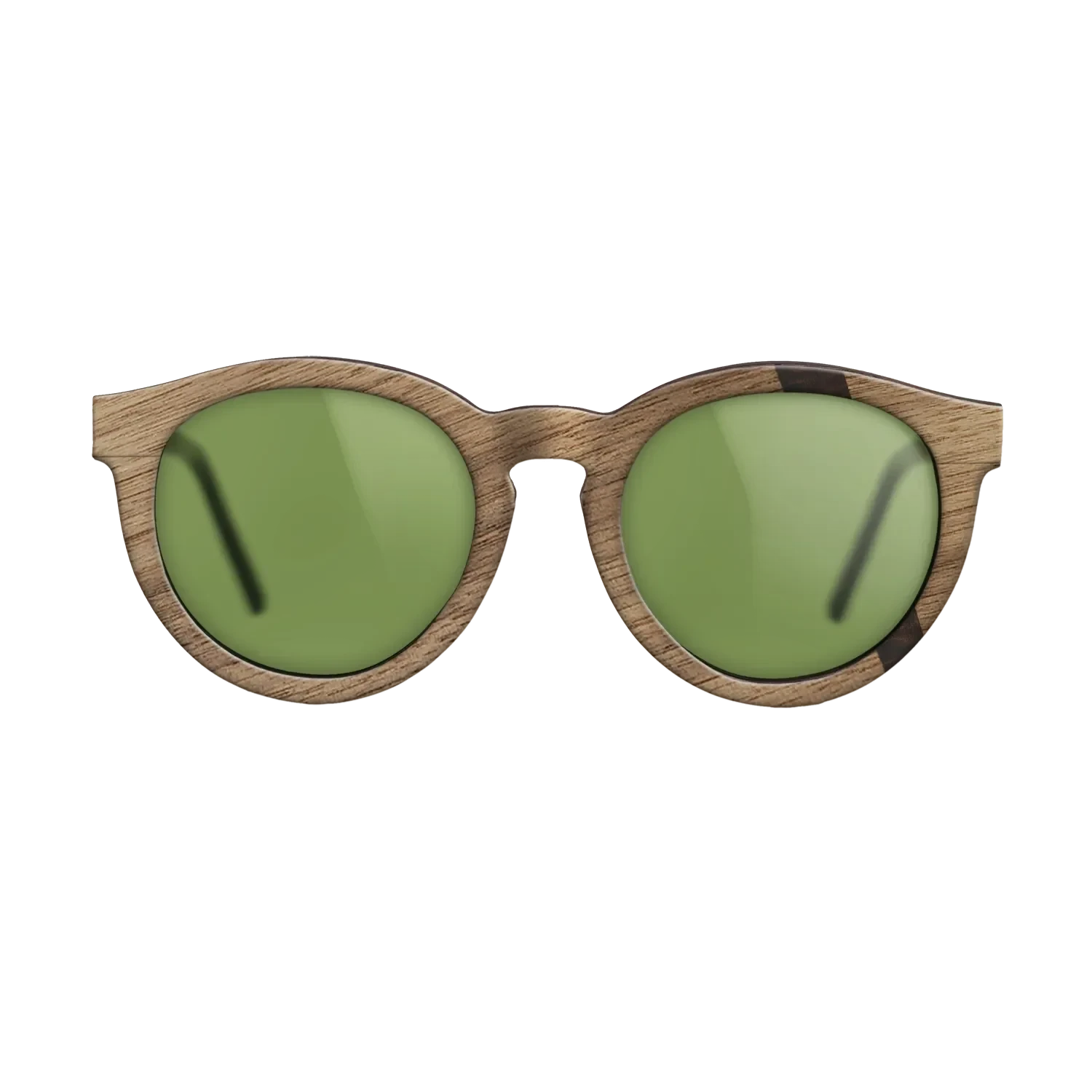 Wenge,Walnut: Straight Grain,Fumed Oak: Wedge - The Rebel - Round - 1617 - SIRIS wood optic