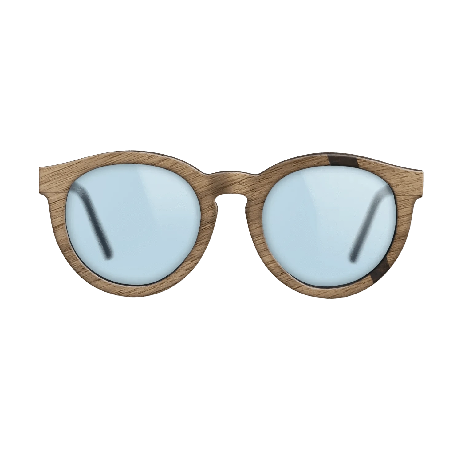 Wenge,Walnut: Straight Grain,Fumed Oak: Wedge - The Rebel - Round - 1617 - SIRIS wood optic