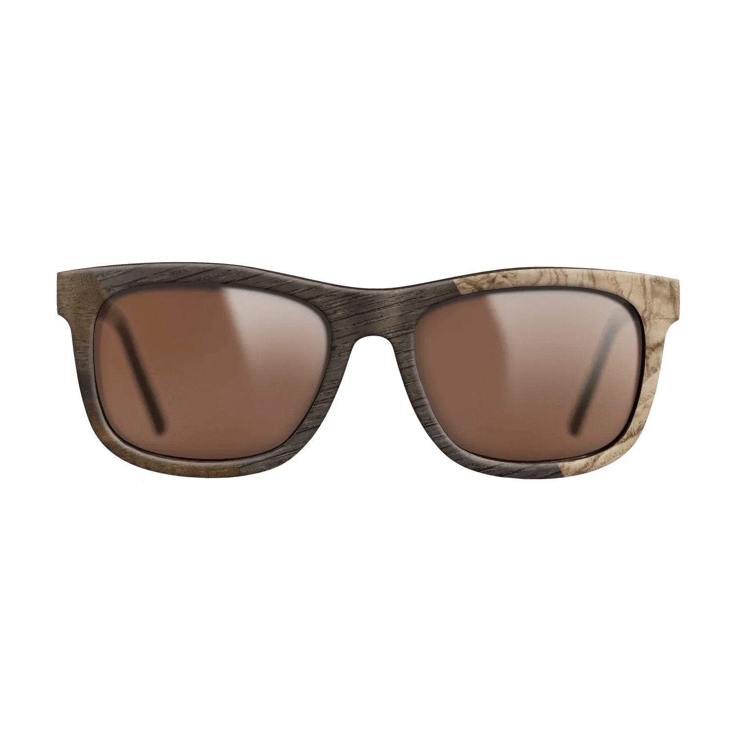 Koa,Fumed Oak,Olive Burl,Fumed Eucalyptus: Angle Cut - The Hero - Square - 1144 - SIRIS wood optic