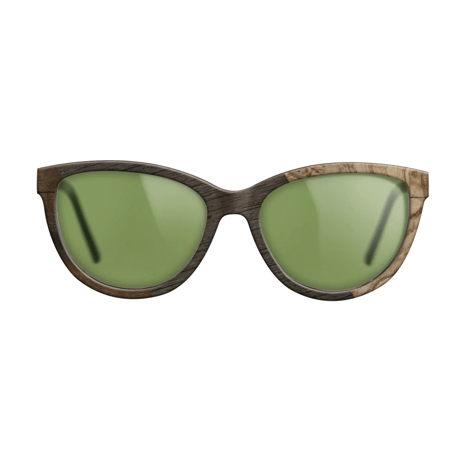 Koa,Fumed Oak,Olive Burl,Fumed Eucalyptus: Angle Cut - The Maiden - Cat - 1144 - SIRIS wood optic