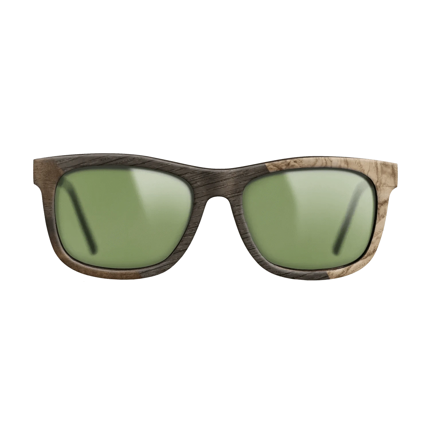 Koa,Fumed Oak,Olive Burl,Fumed Eucalyptus: Angle Cut - The Hero - Square - 1144 - SIRIS wood optic