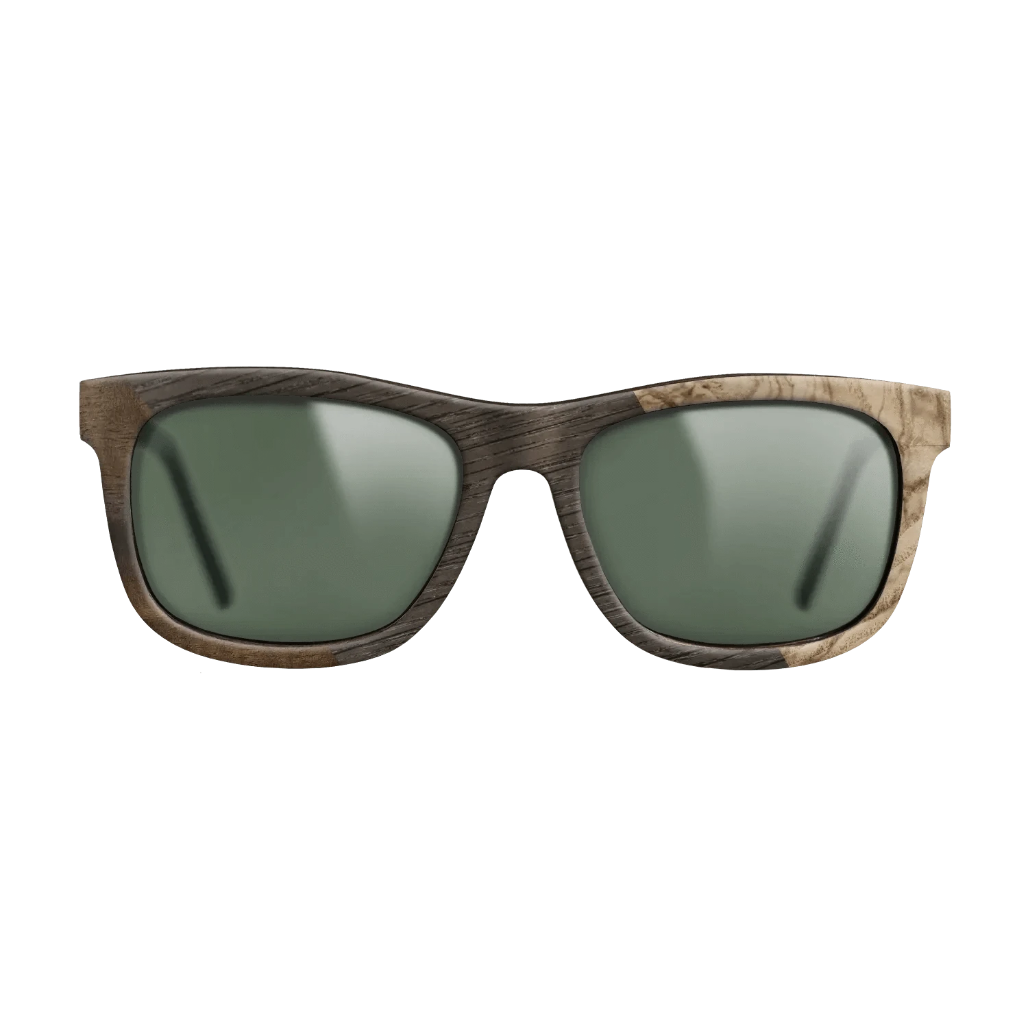 Koa,Fumed Oak,Olive Burl,Fumed Eucalyptus: Angle Cut - The Hero - Square - 1144 - SIRIS wood optic